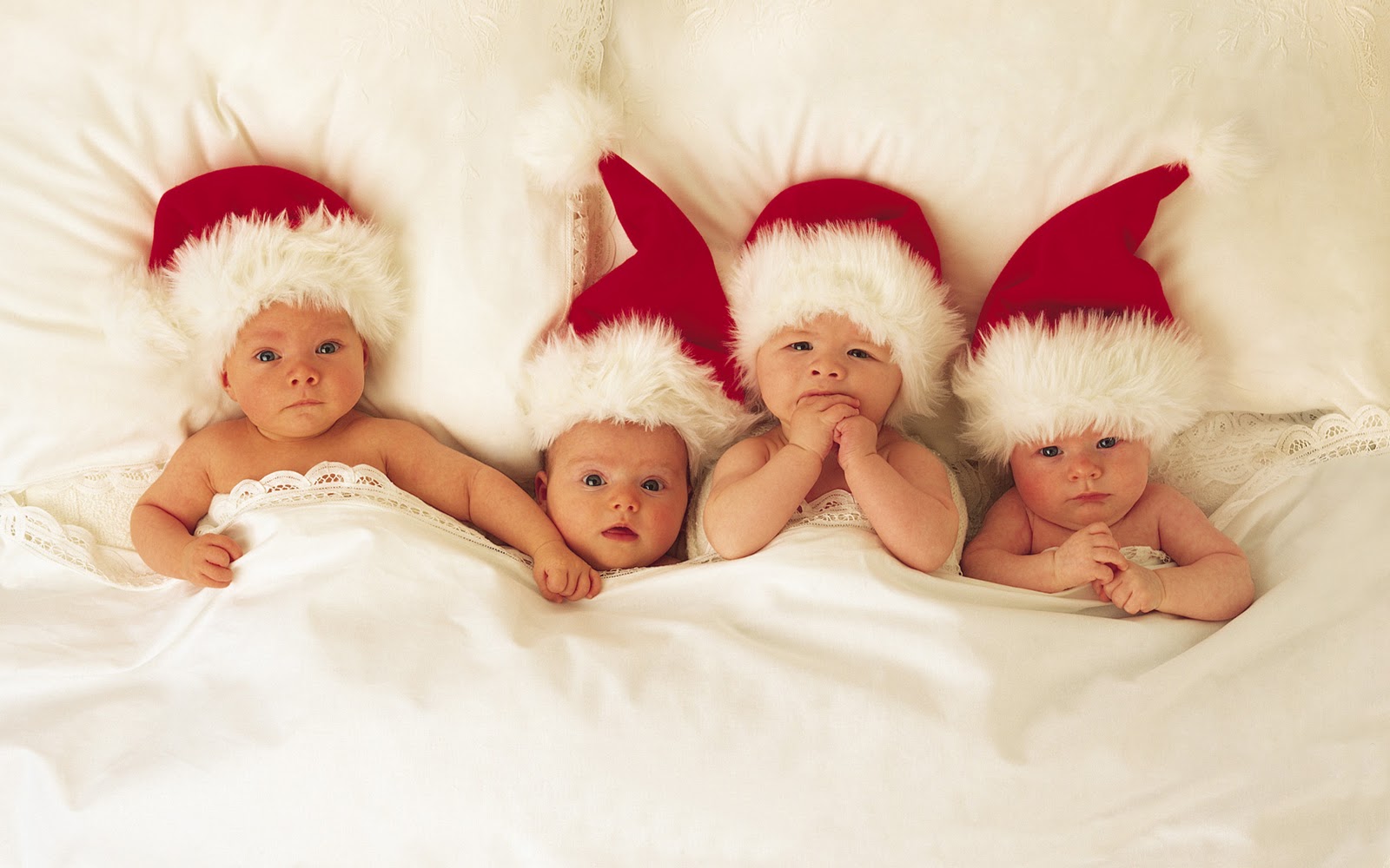163529壁紙のダウンロード写真撮影, 赤ちゃん, クリスマス, サンタハット-スクリーンセーバーと写真を無料で