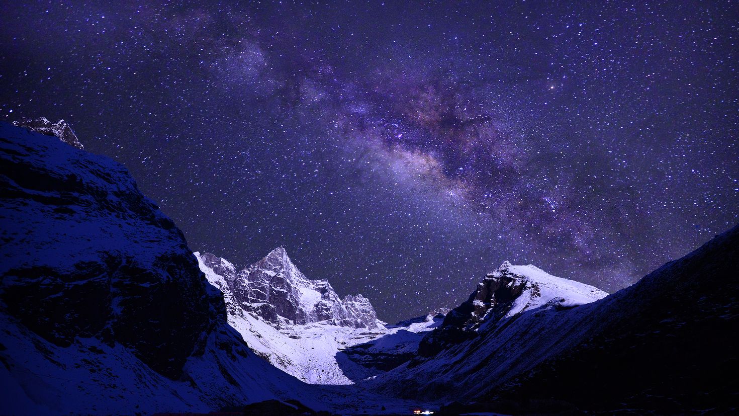 Гималаи звездное небо