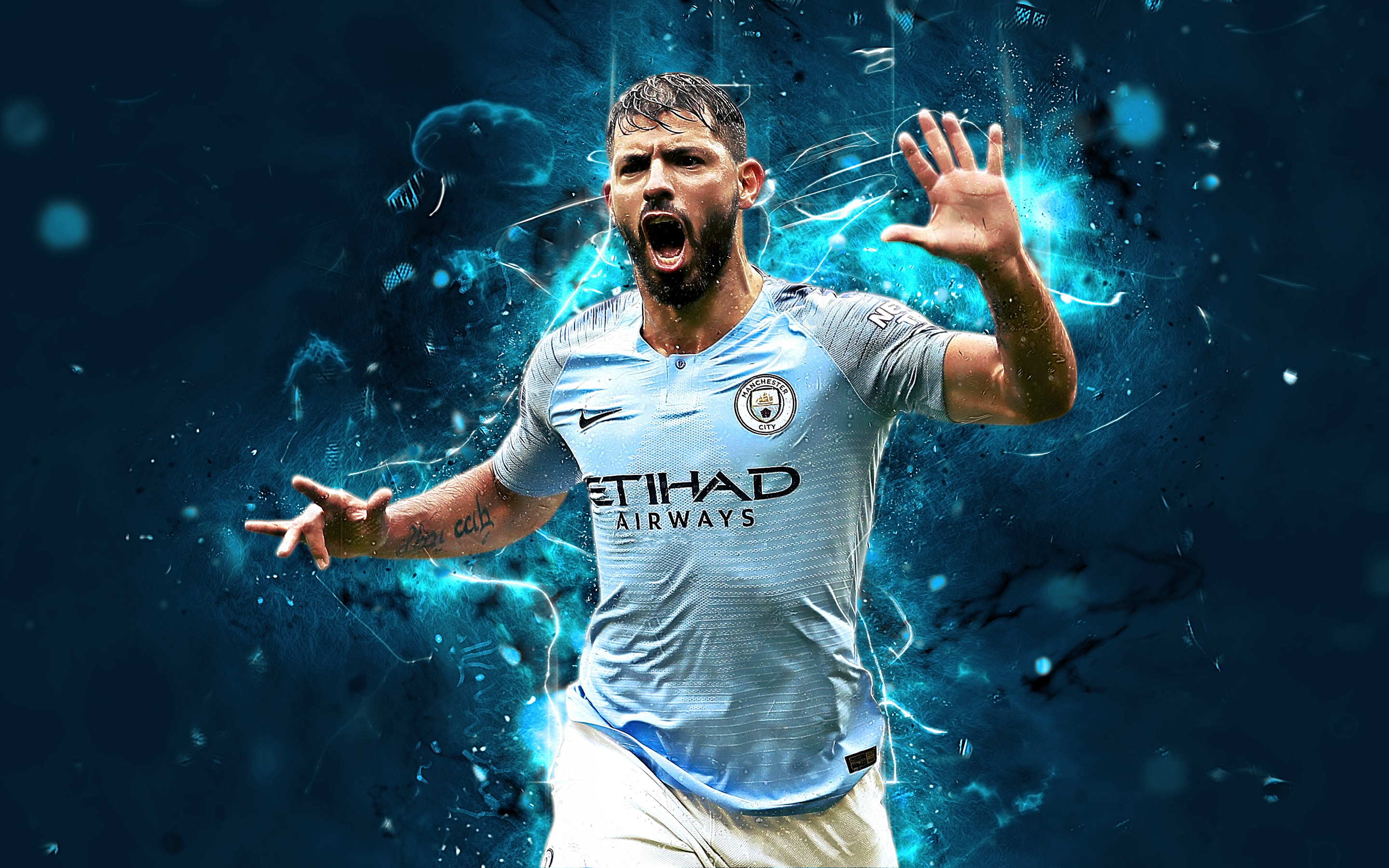 HD desktop wallpaper: Sports, Soccer, Manchester City F C, Sergio Agüero,  Argentinian download free picture #452056