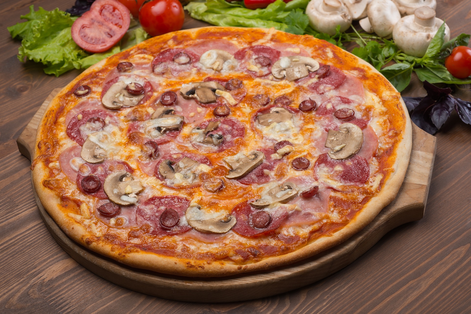 фотография пиццы с колбасой фото 24