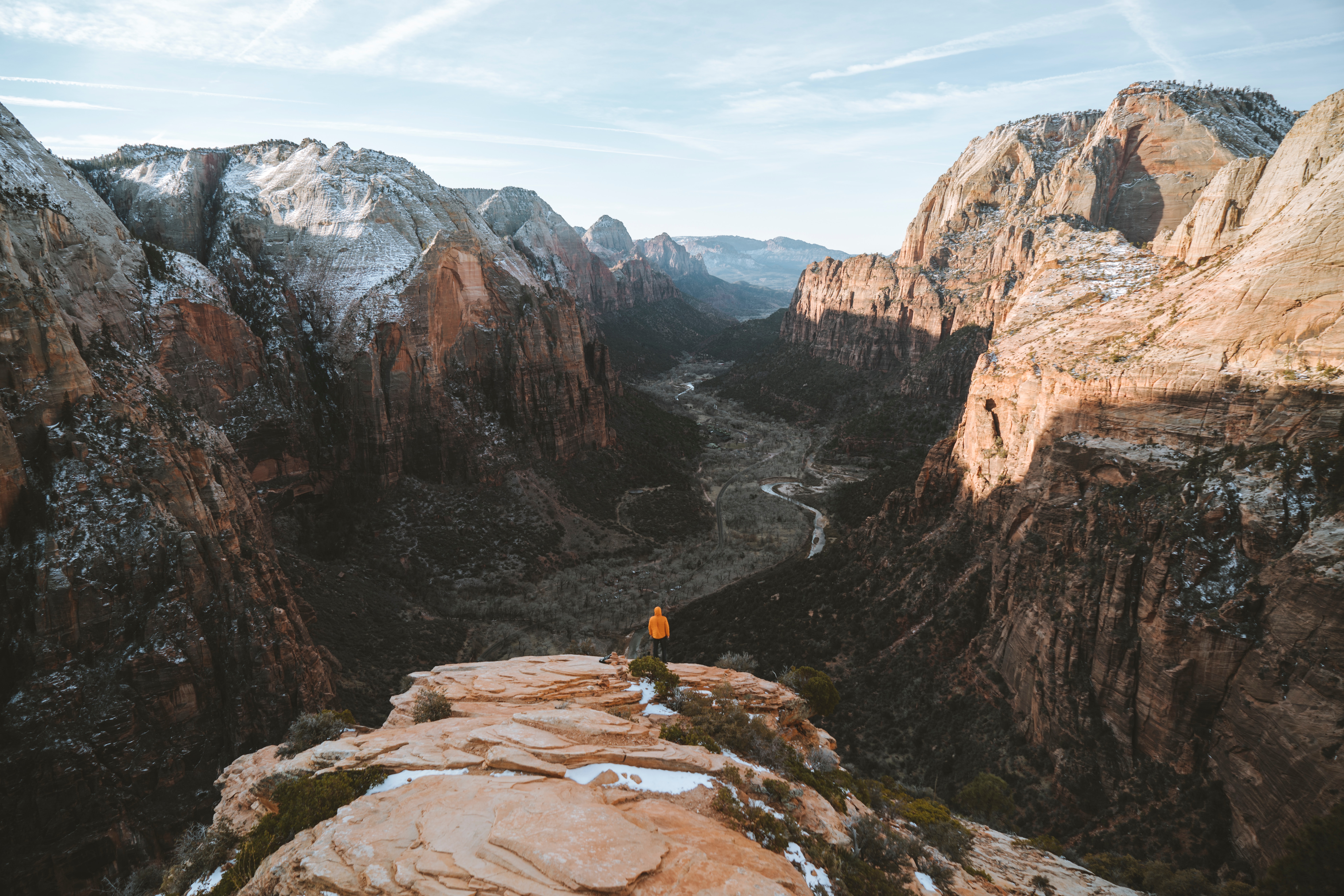 nature, mountains, vertex, top, privacy, seclusion, loneliness, alone, lonely, zion High Definition image