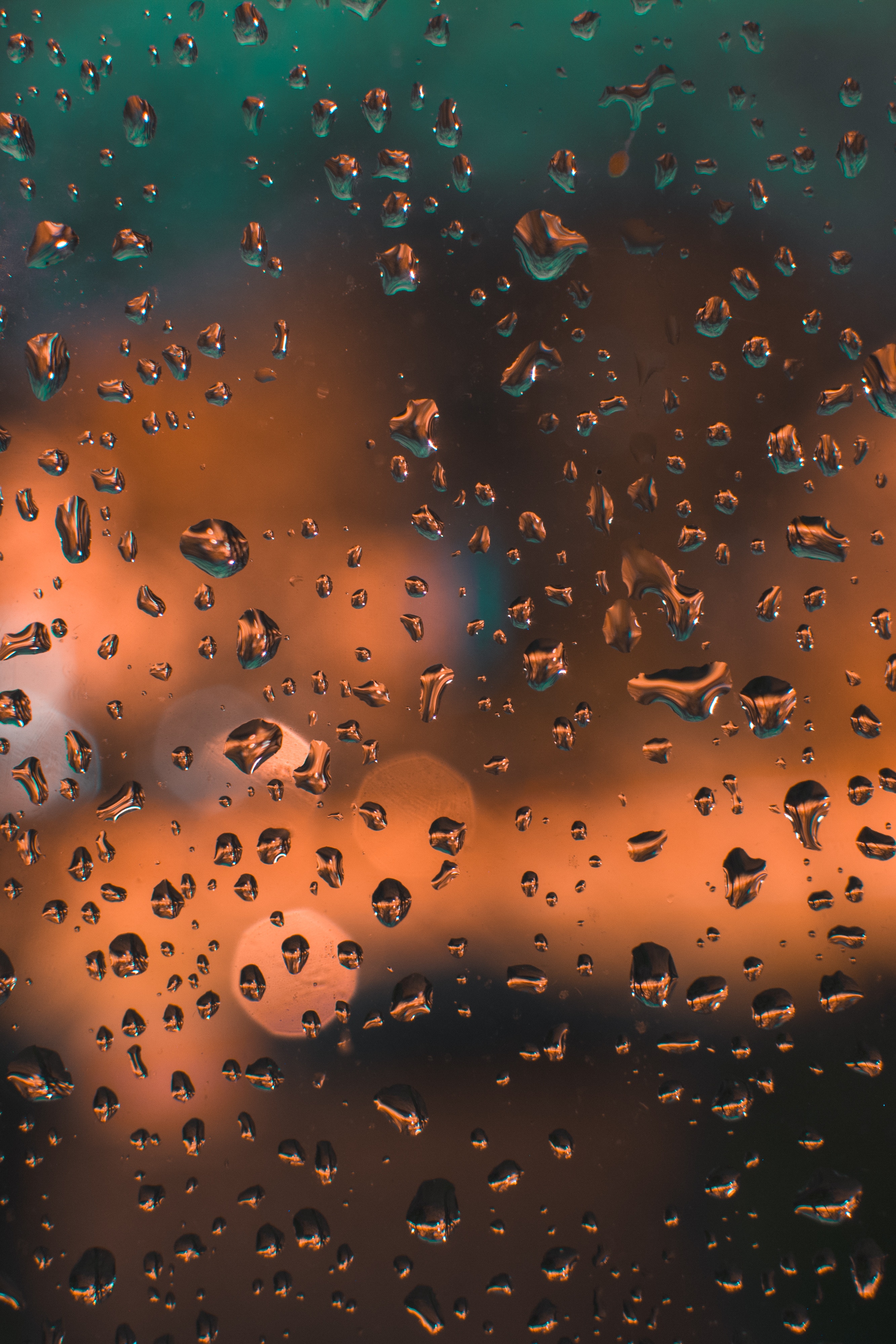 glare, drops, macro, surface, glass, stains, spots
