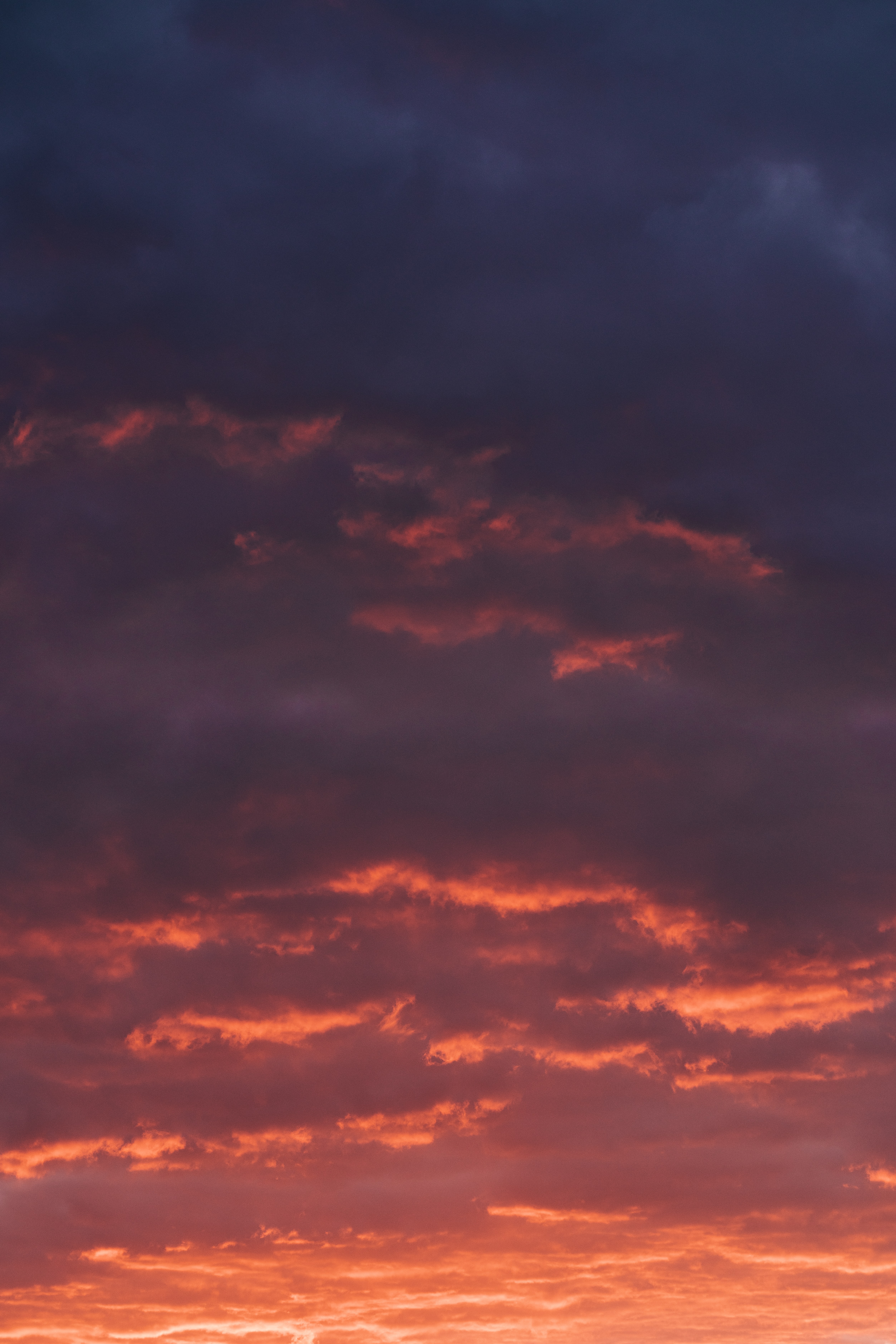 4K Phone Wallpaper sunset, clouds, nature, sky