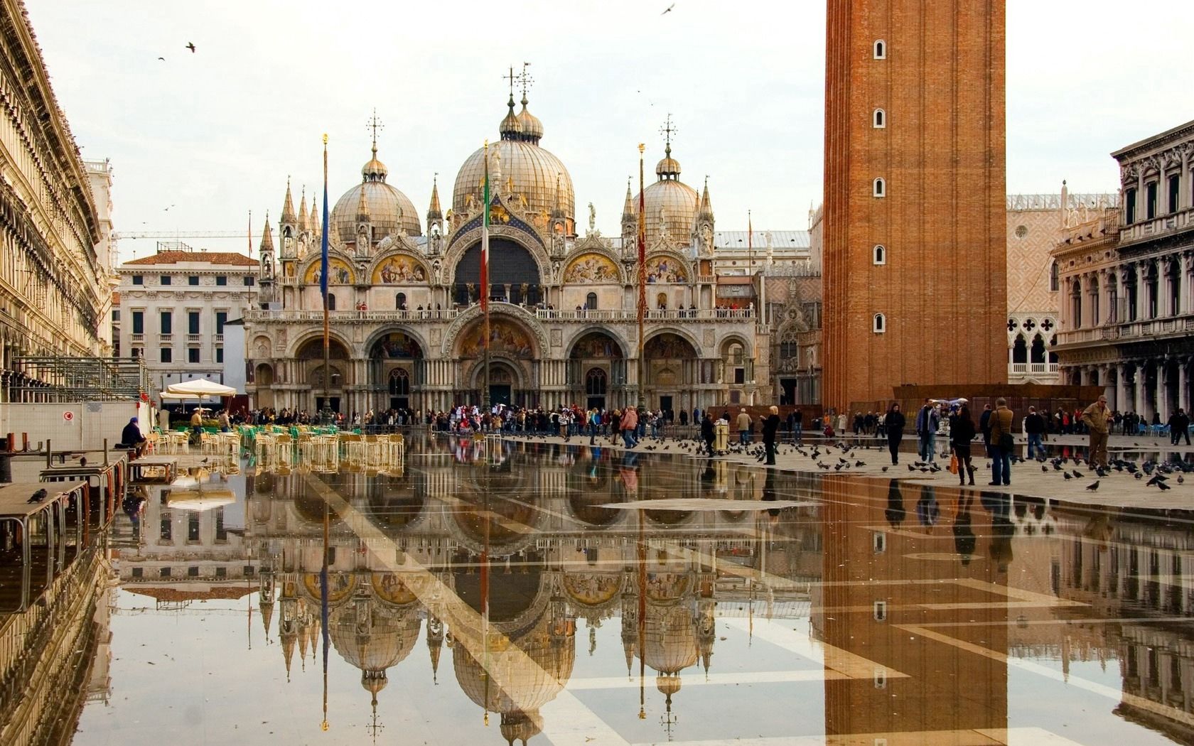 venice, cities, st mark's cathedral, san marco square, square san marco download HD wallpaper