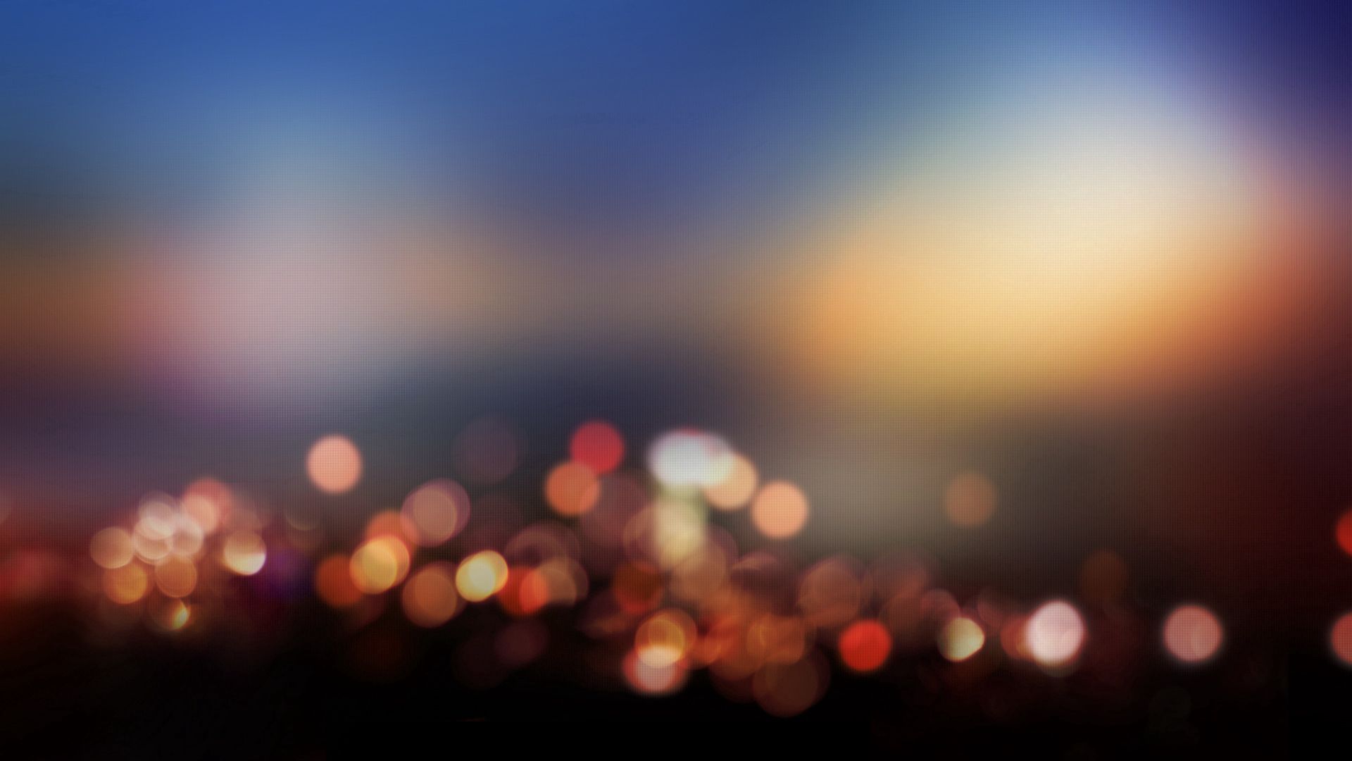 lights, smooth, abstract, blur Night City HD Android Wallpapers