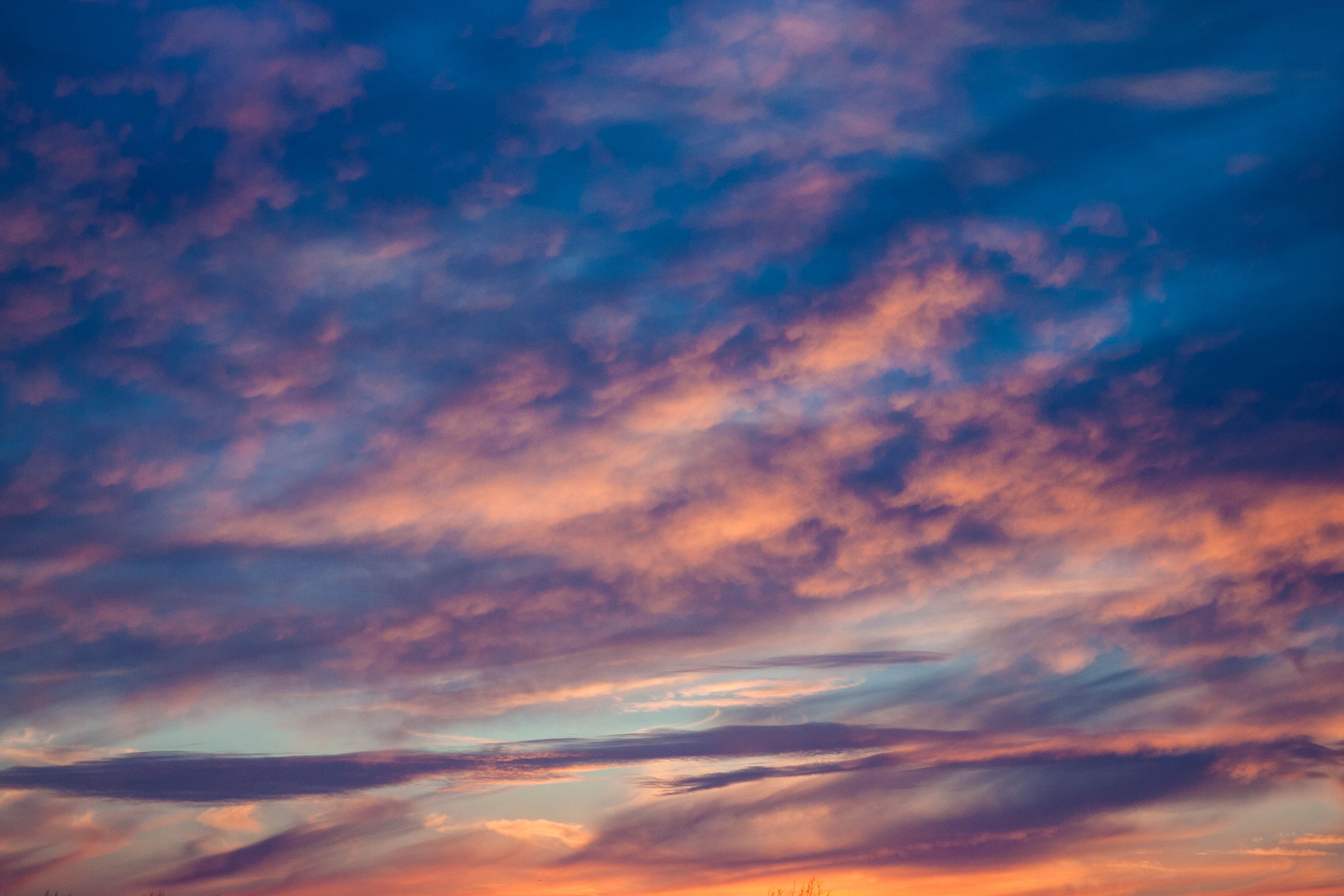 nature, clouds, sunset, porous HD wallpaper