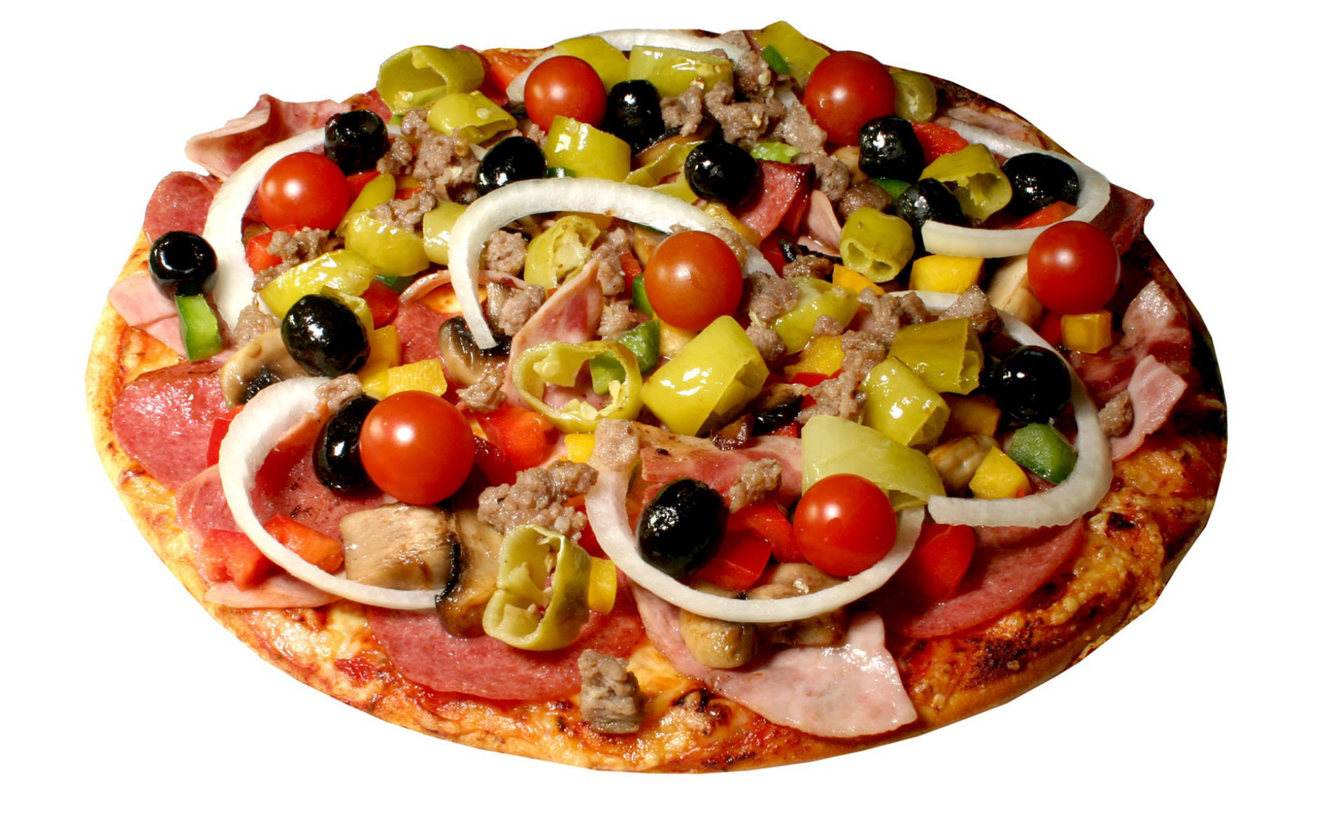 три пиццы одна с фруктами овощами и соусом фото 43