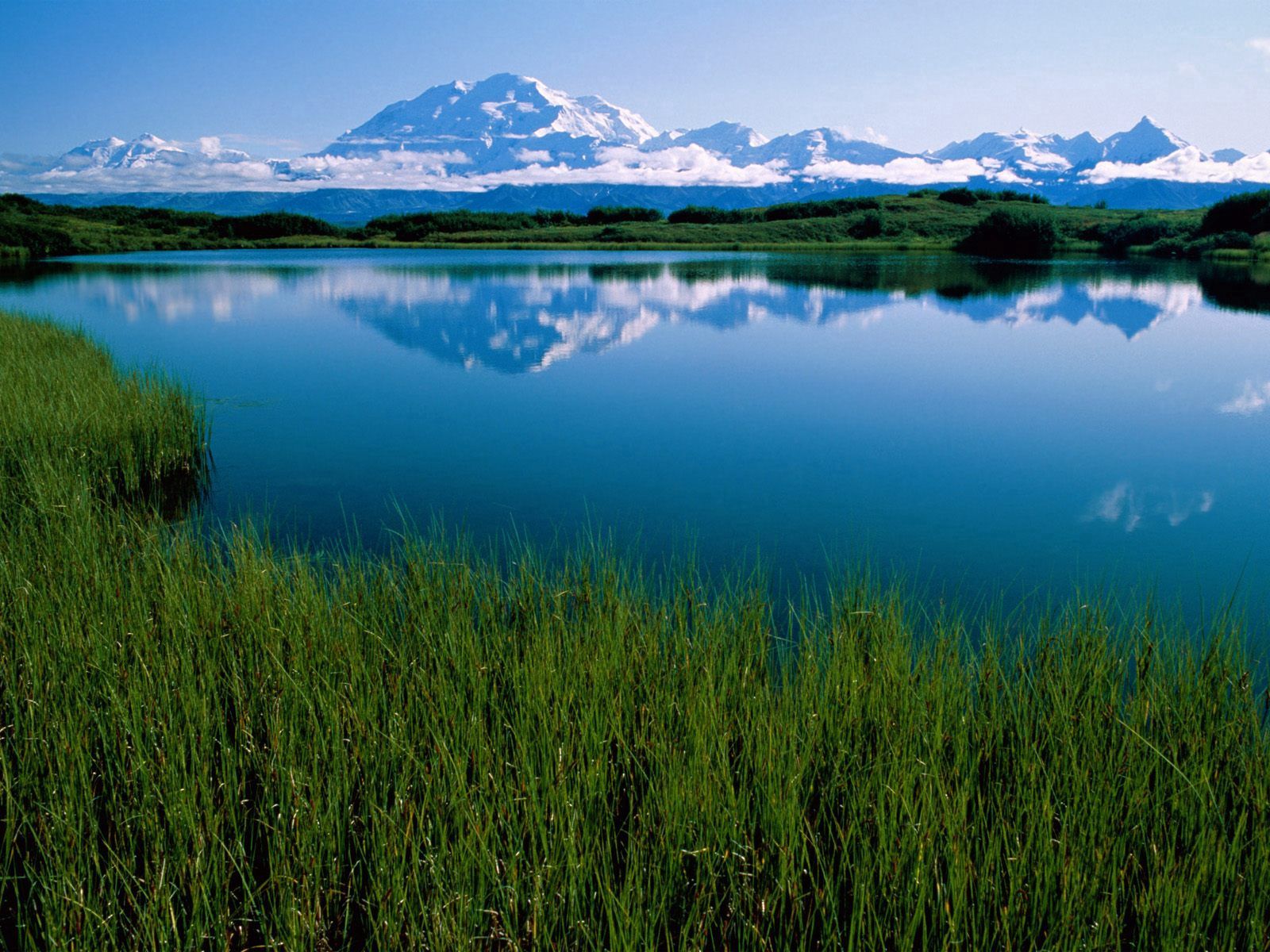 84218 Bildschirmschoner und Hintergrundbilder Alaska auf Ihrem Telefon. Laden Sie natur, lake mckinley, vegetation, berg Bilder kostenlos herunter