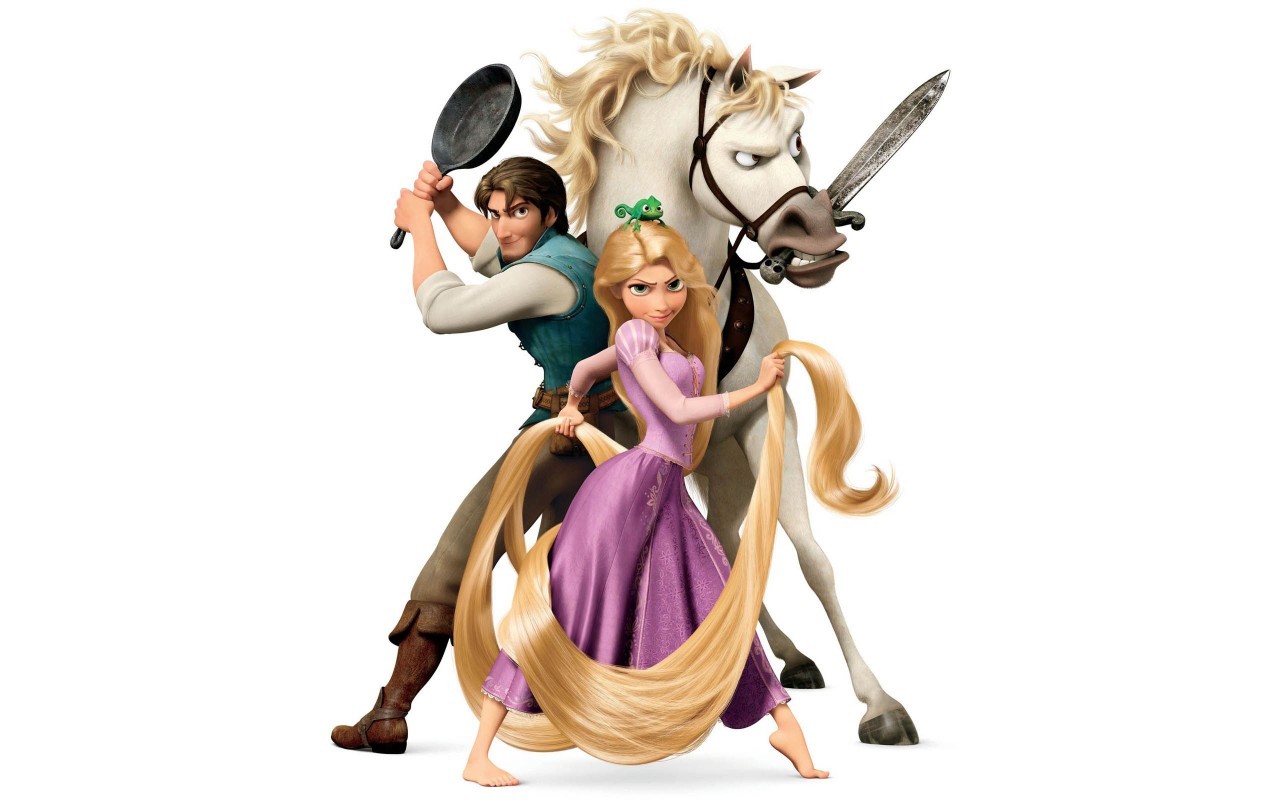 18376 download wallpaper cartoon, rapunzel screensavers and pictures for free