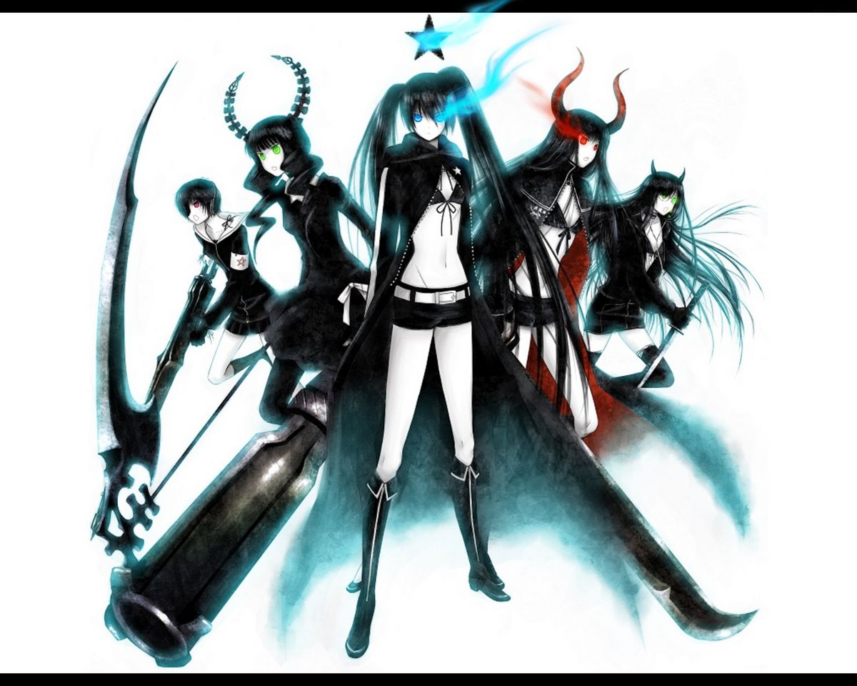 Images & Pictures anime, dead master (black rock shooter), black gold saw, black matagi Black Rock Shooter