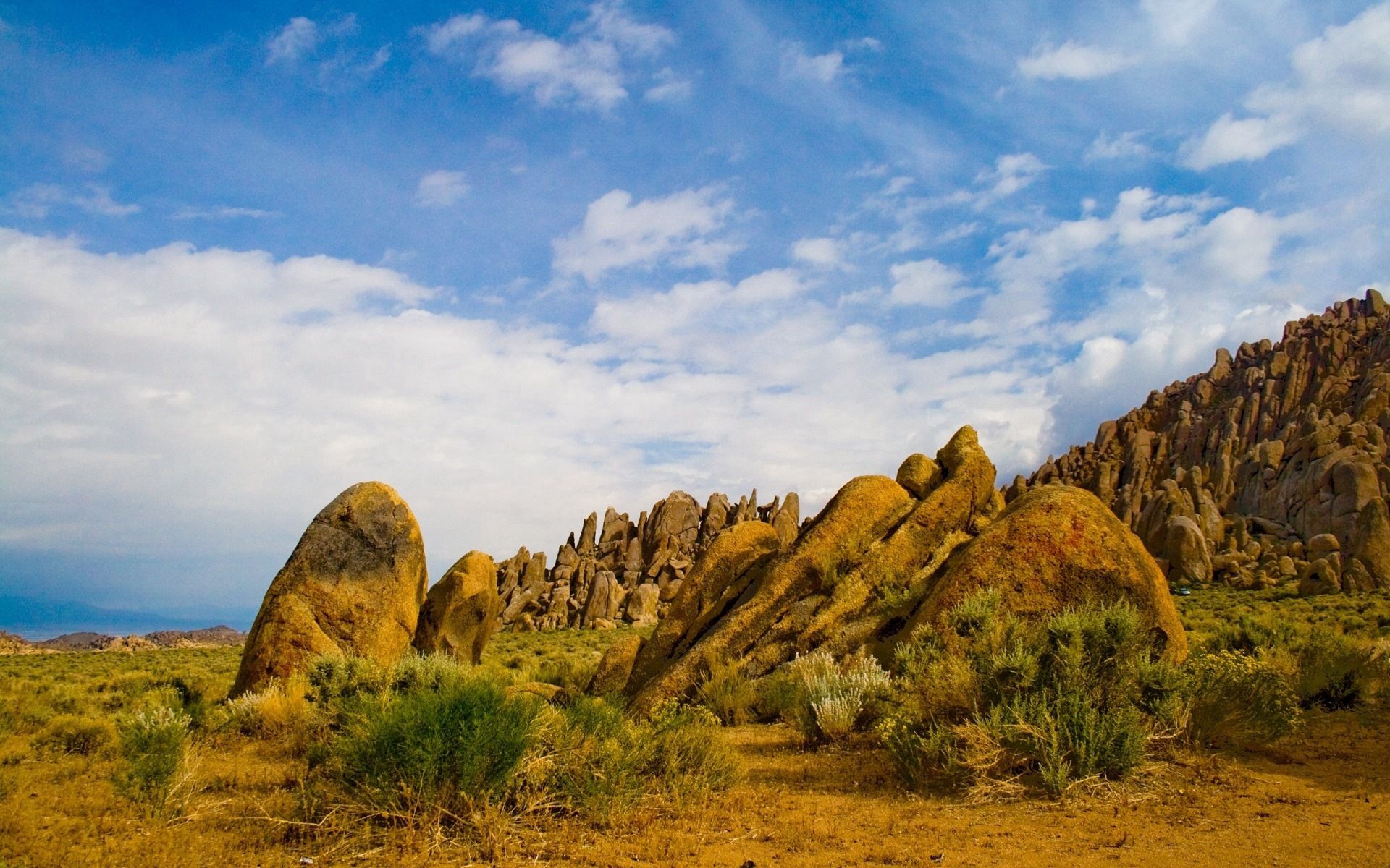 desert, nature, stones, blocks Panoramic Wallpapers
