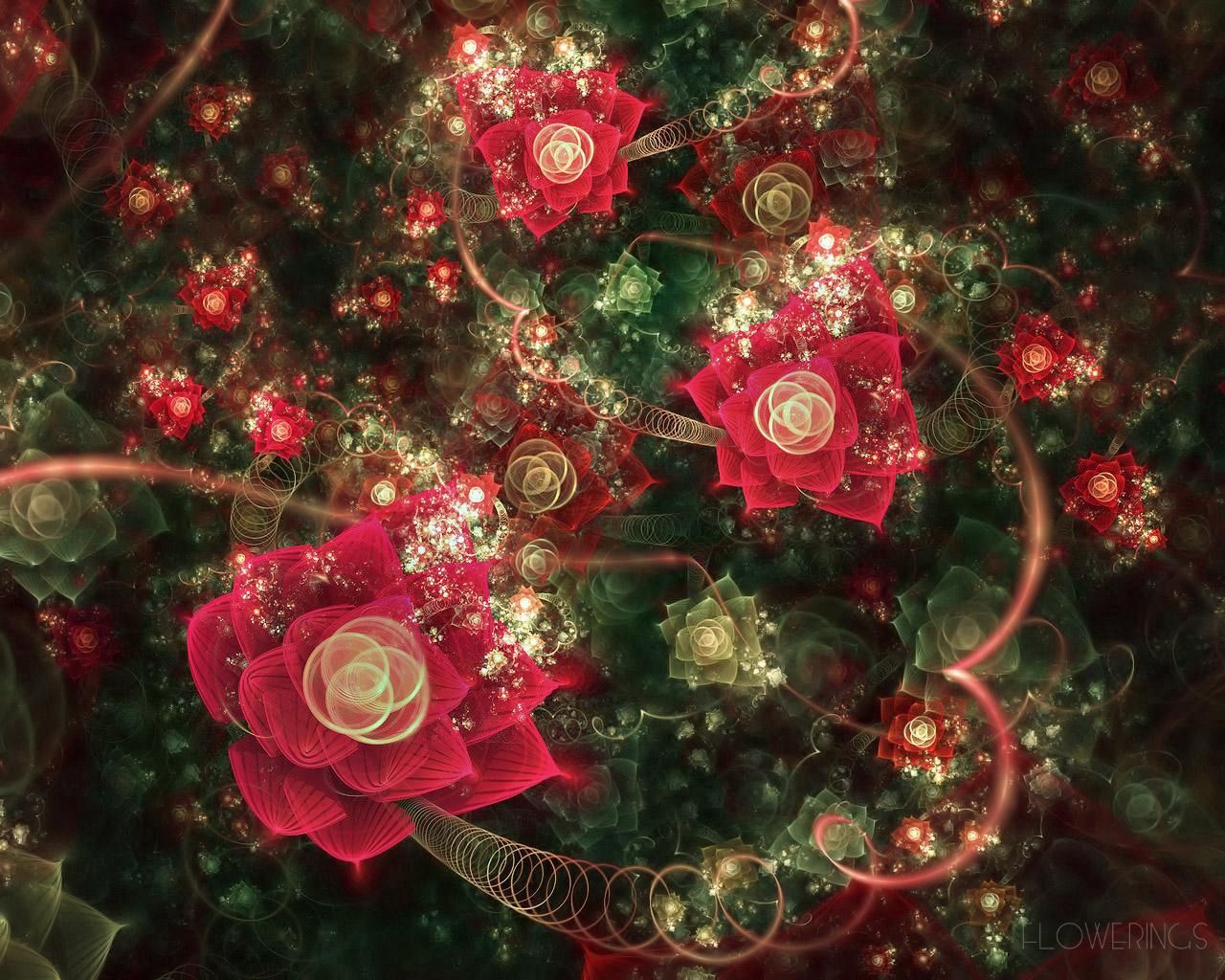 4K Phone Wallpaper abstract, colorful, colourful, roses