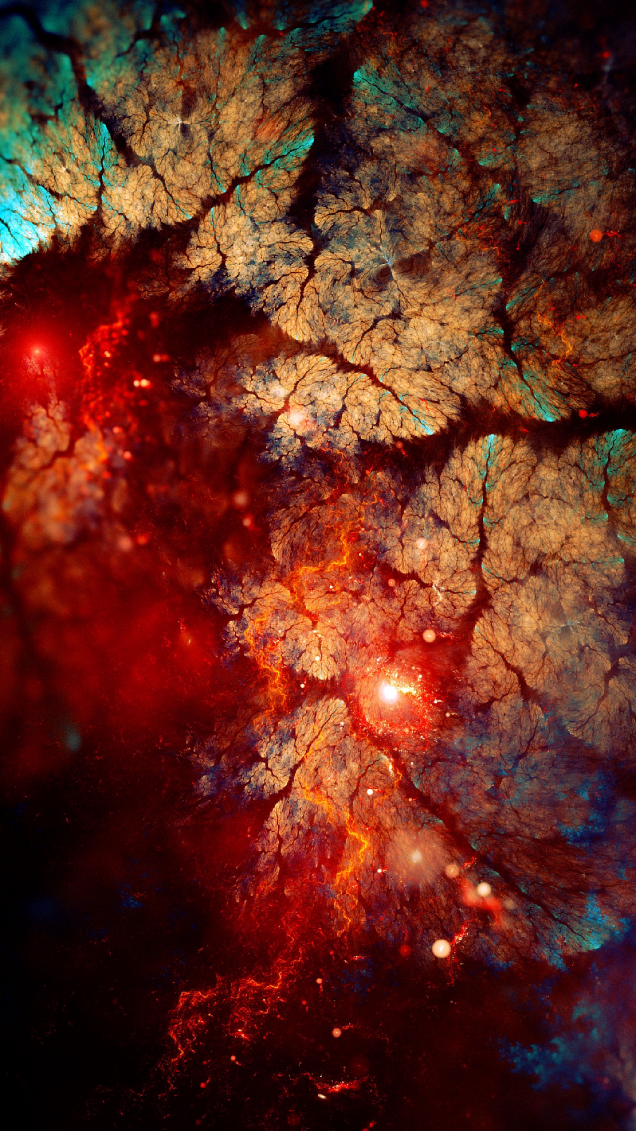 Download mobile wallpaper Fractal, Abstract, Sparks, Glare, Shine, Brilliance, Glow, Bright for free.