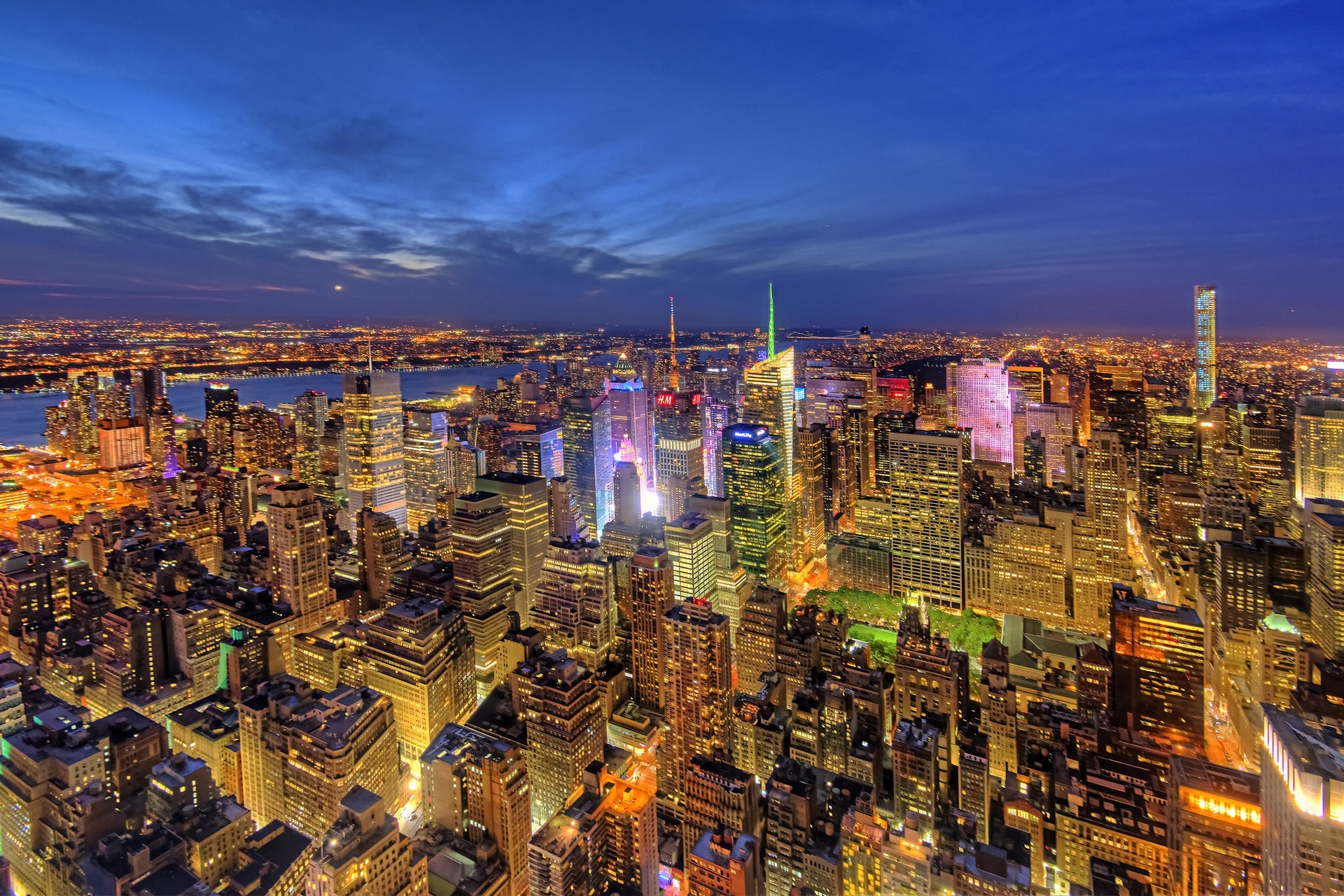 New York Манхэттен панорама