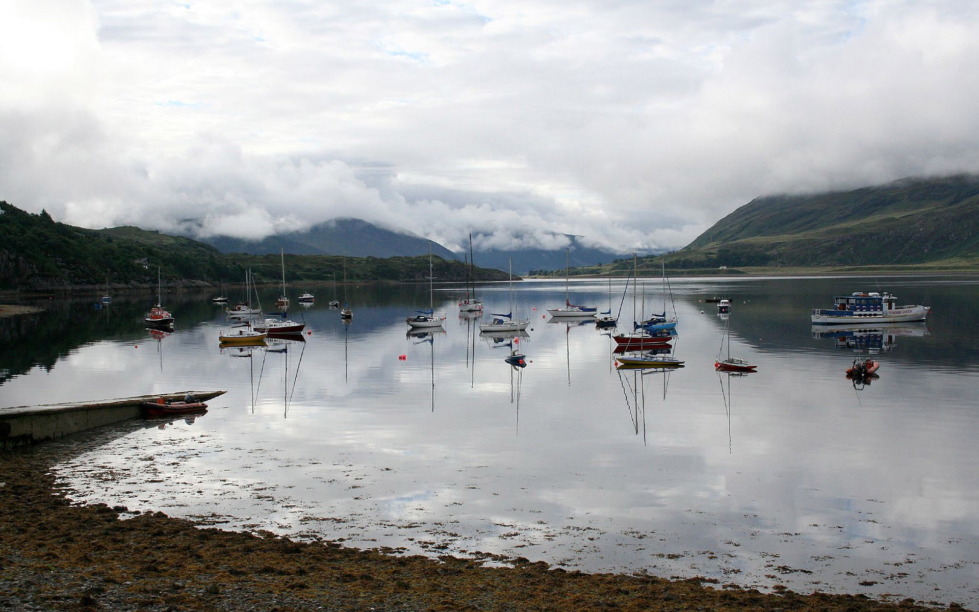 earth, river, bay, dock, fjord, harbor, landscape, photography, sailboat, ship, tides 8K