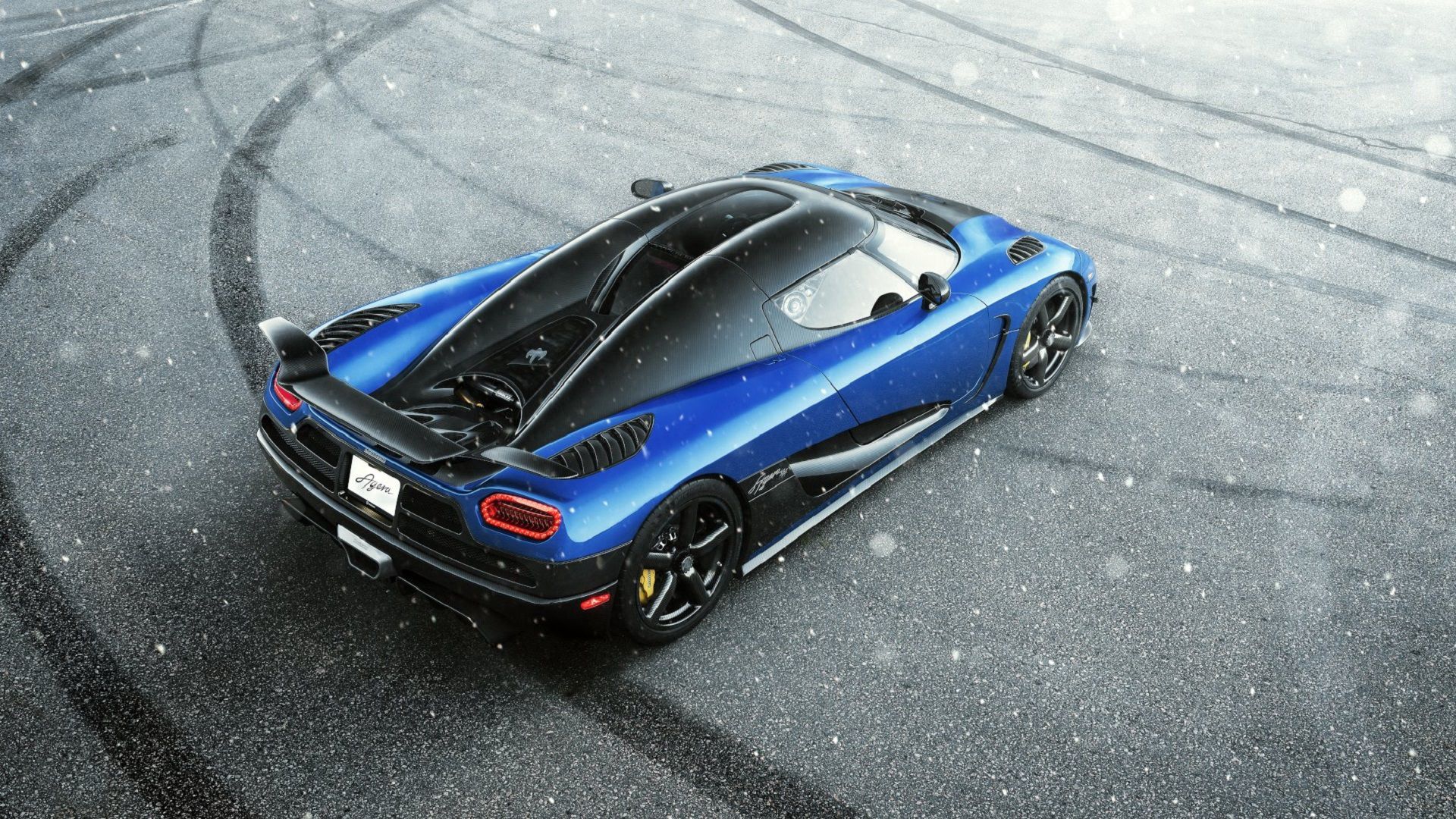 agera, cars, hh, view from above Windows Mobile Wallpaper