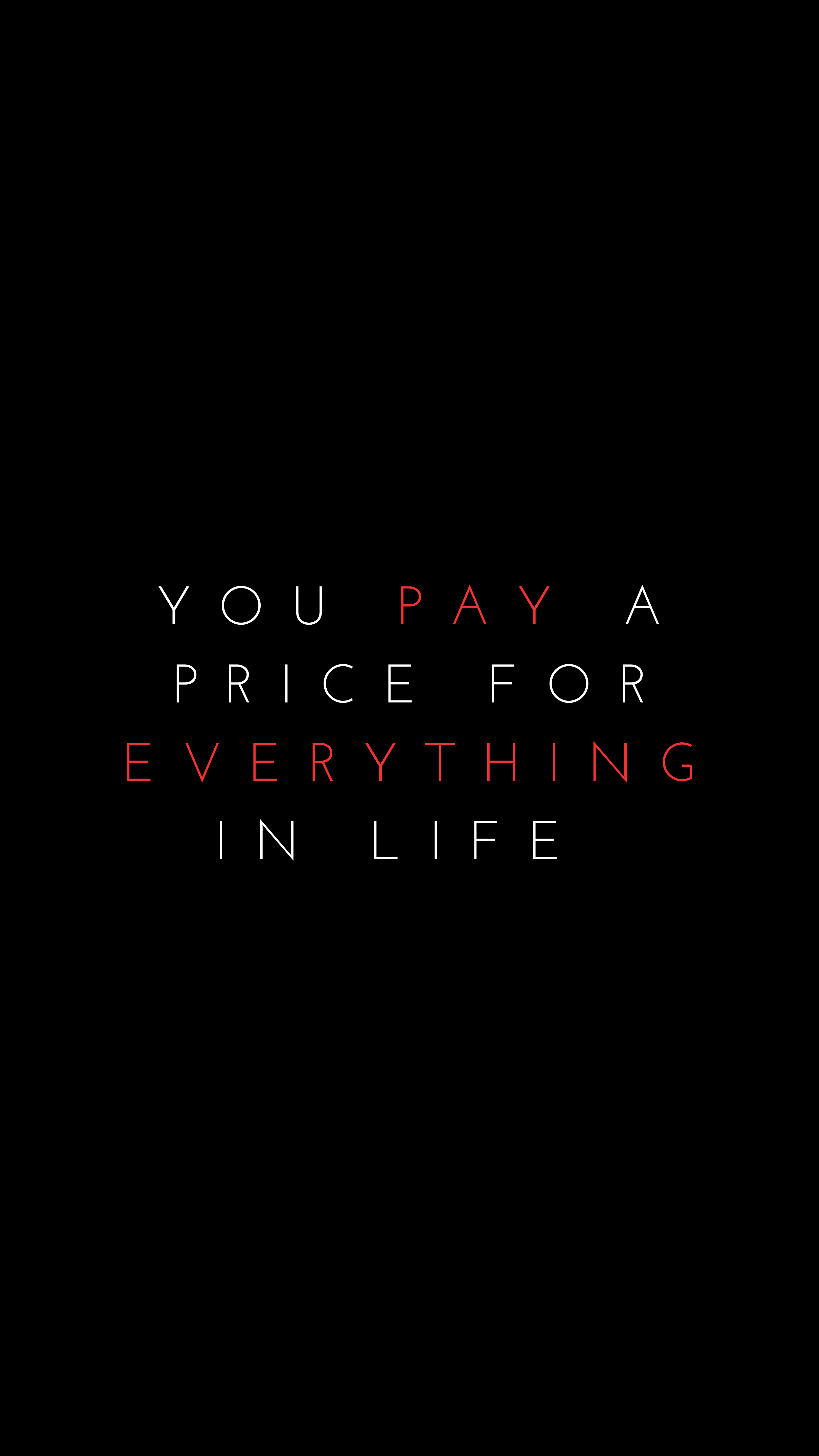 words, quote, phrase, quotation, life, pay, price, to pay 4K