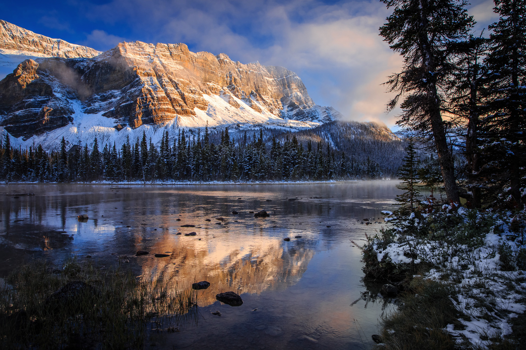 Laden Sie das Natur, Mountains, See, Kanada, Banff-Nationalpark-Bild kostenlos auf Ihren PC-Desktop herunter