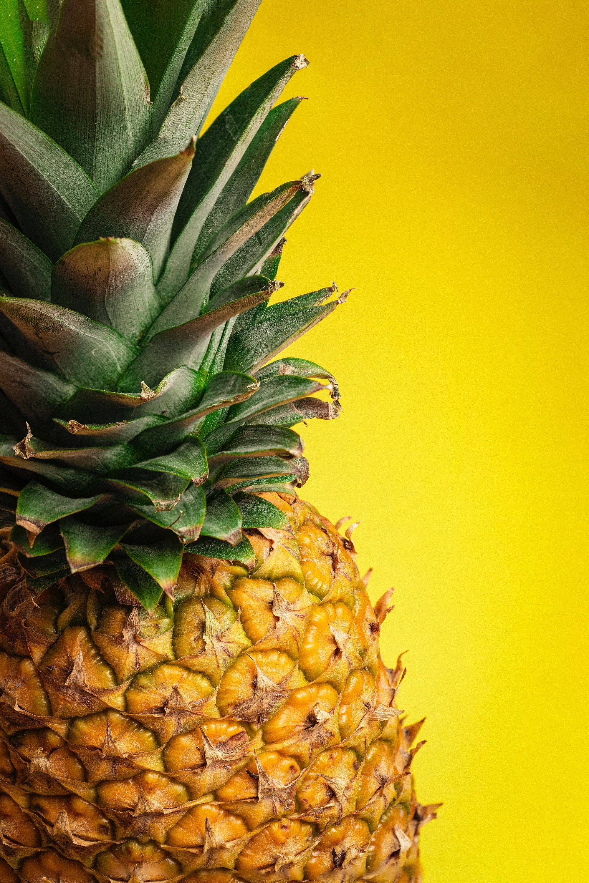 80974 Hintergrundbild herunterladen lebensmittel, ananas, gelb, die frucht, frucht, tropisch, tropischen, eine ananas - Bildschirmschoner und Bilder kostenlos