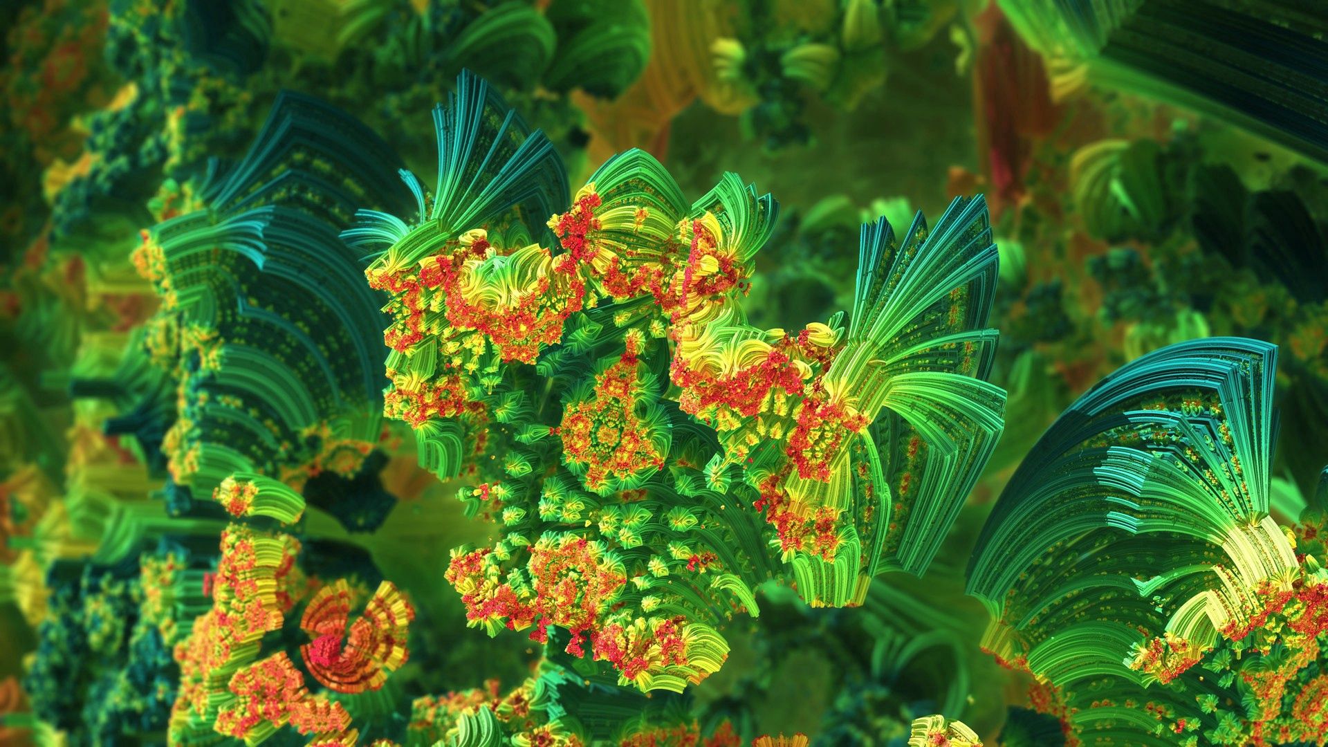 Ultra HD 4K flowers, form, abstract, patterns
