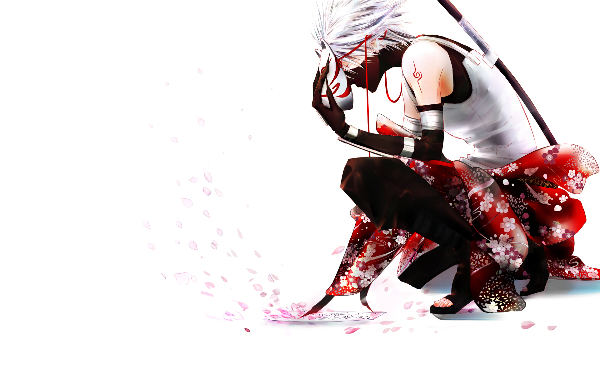 24062 free download White wallpapers for phone, anime, naruto, men White images and screensavers for mobile