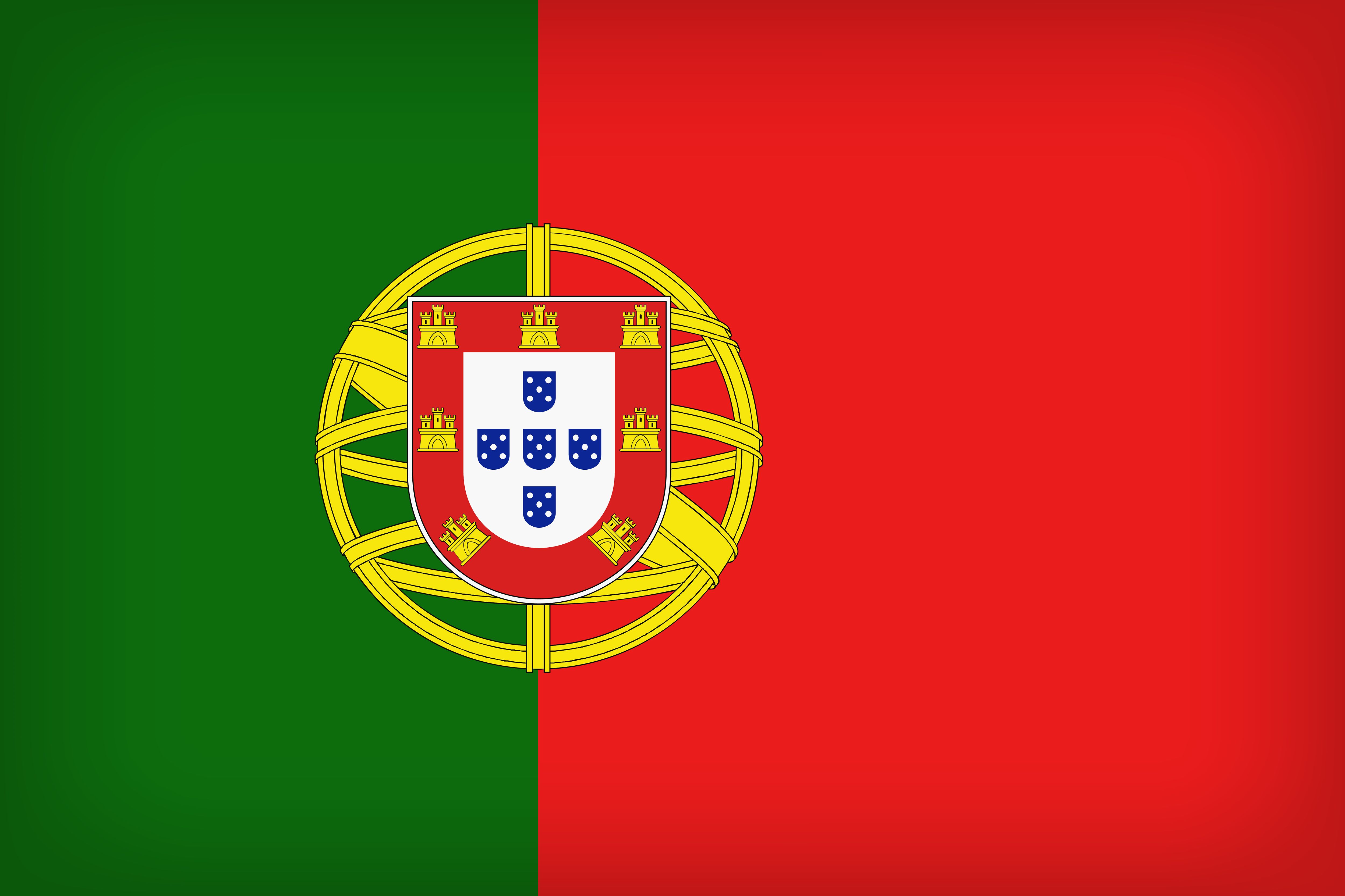 Скачать обои Португальский Флаг на телефон бесплатно