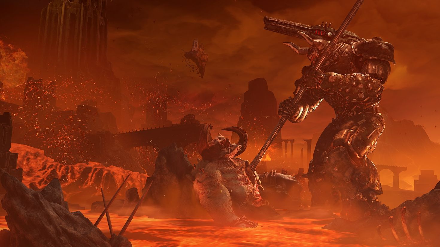 Картинки на рабочий стол doom eternal