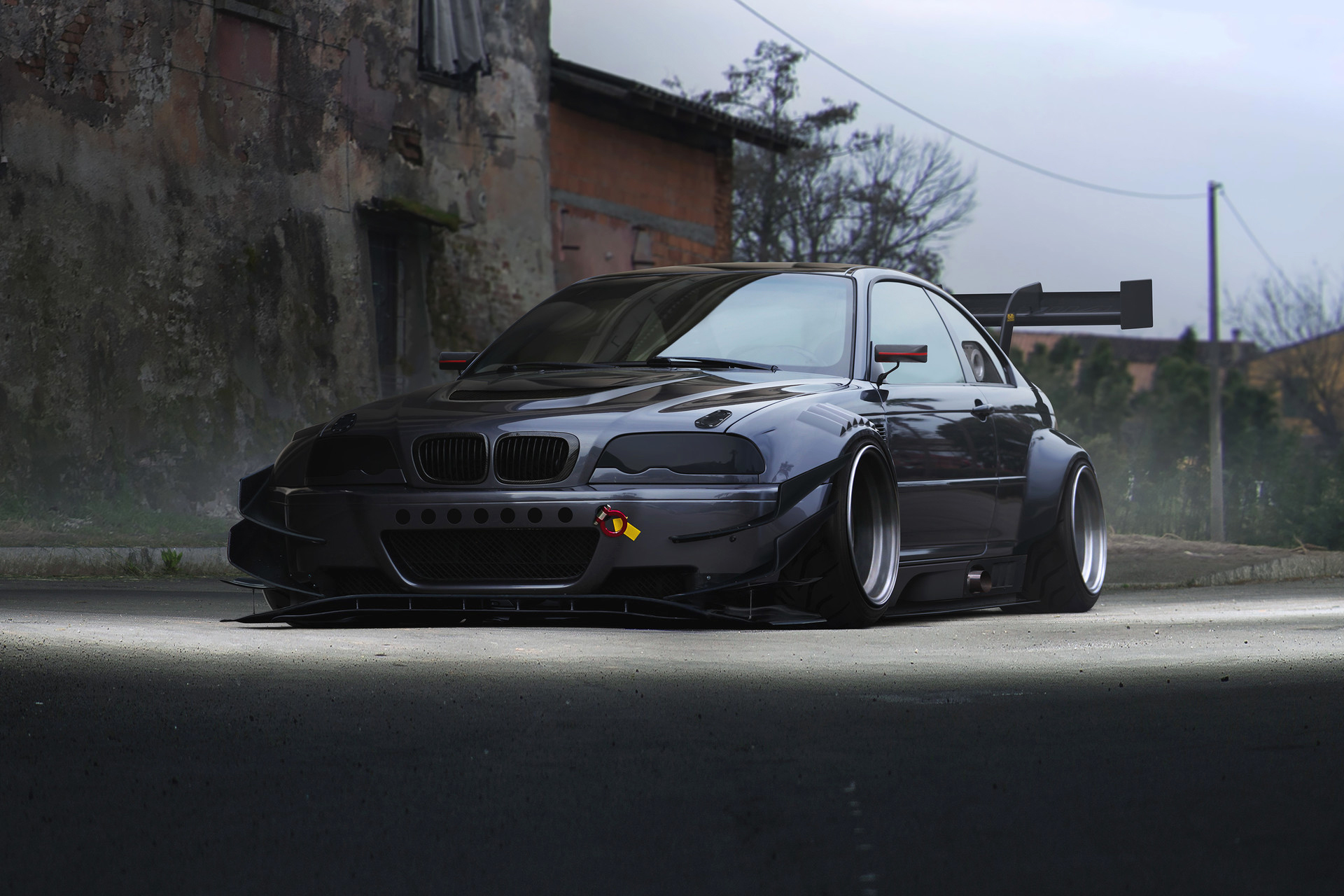 side view, bmw, cars, e46, m3 iphone wallpaper
