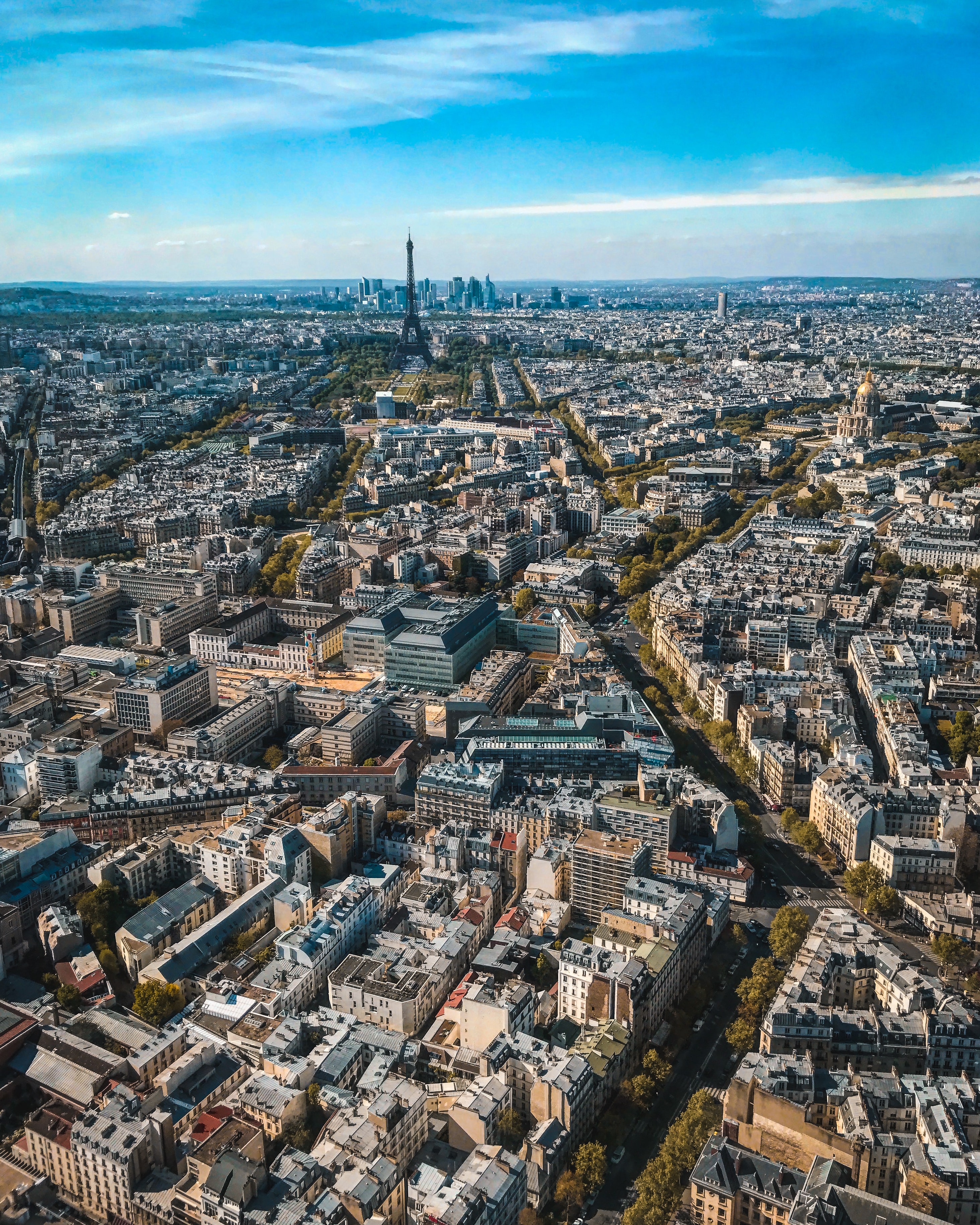 paris, cities, architecture, city, building, view from above, france for android