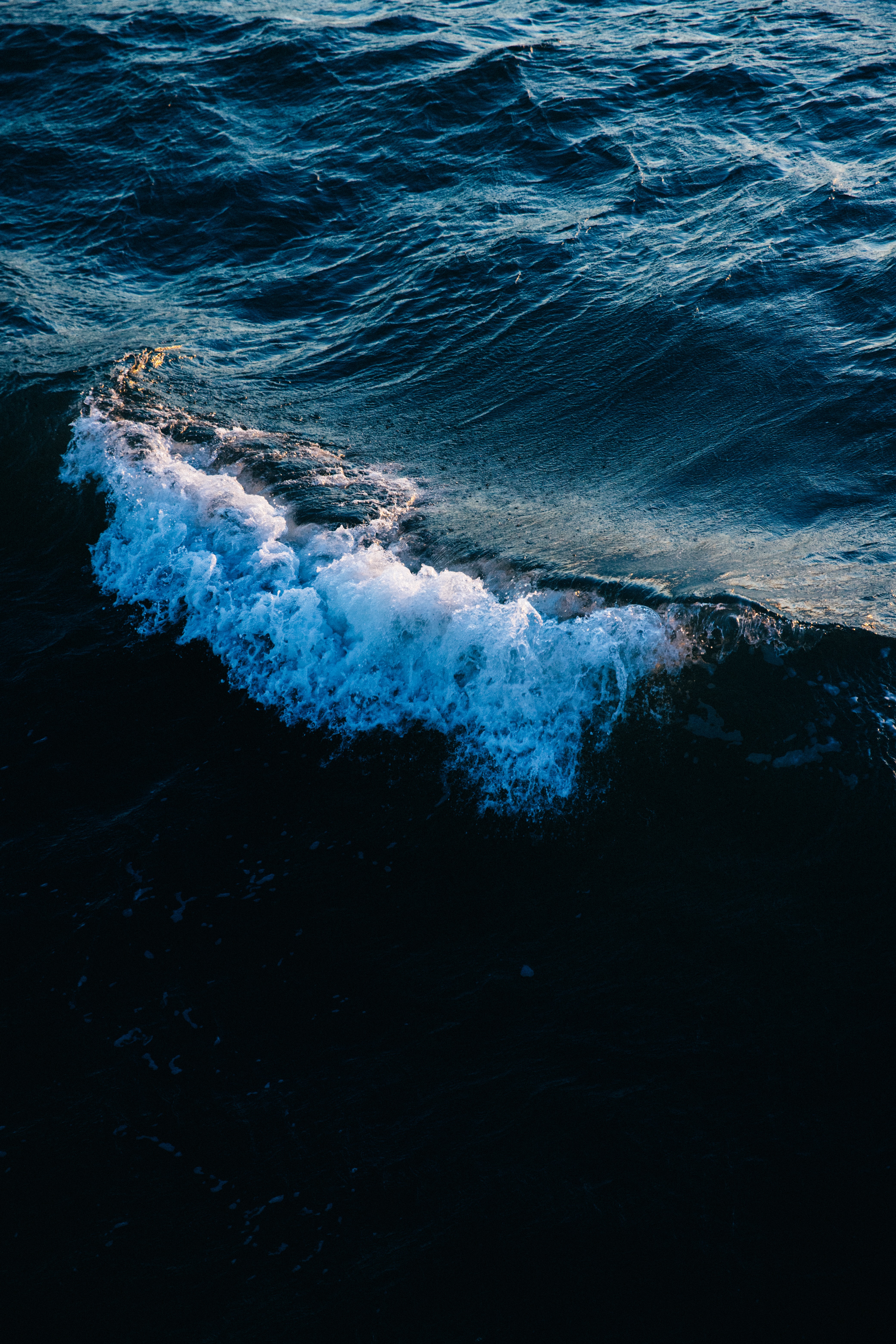 ocean, nature, water, storm, wave phone wallpaper