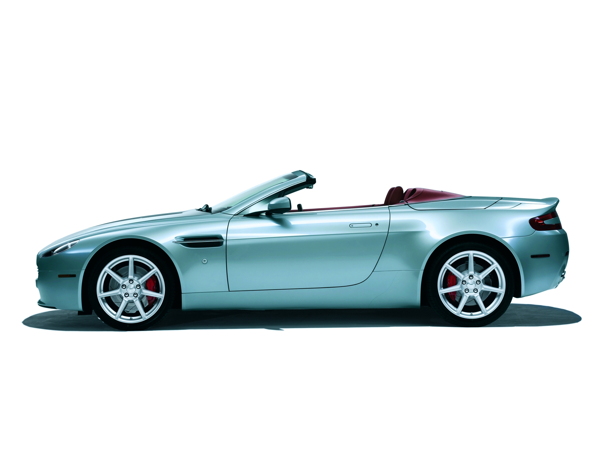 Laden Sie das Auto, Aston Martin, Cars, Seitenansicht, Cabriolet, V8, Vorteil, Vantage, 2006-Bild kostenlos auf Ihren PC-Desktop herunter
