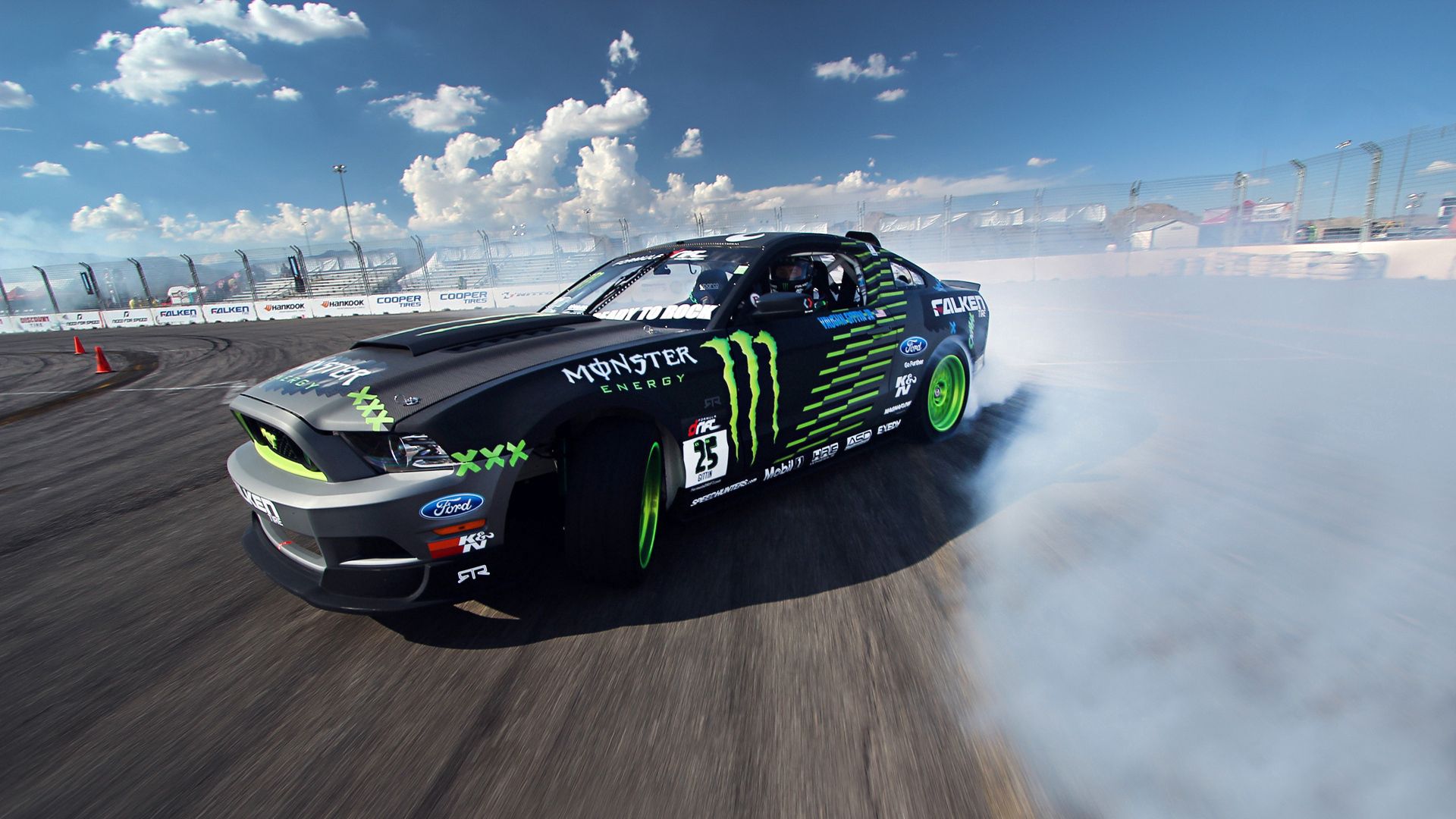 Download mobile wallpaper Smoke, Sports, Clouds, Ford, Mustang, Sports Car, Gt, Drift, Drifting, Competition for free.