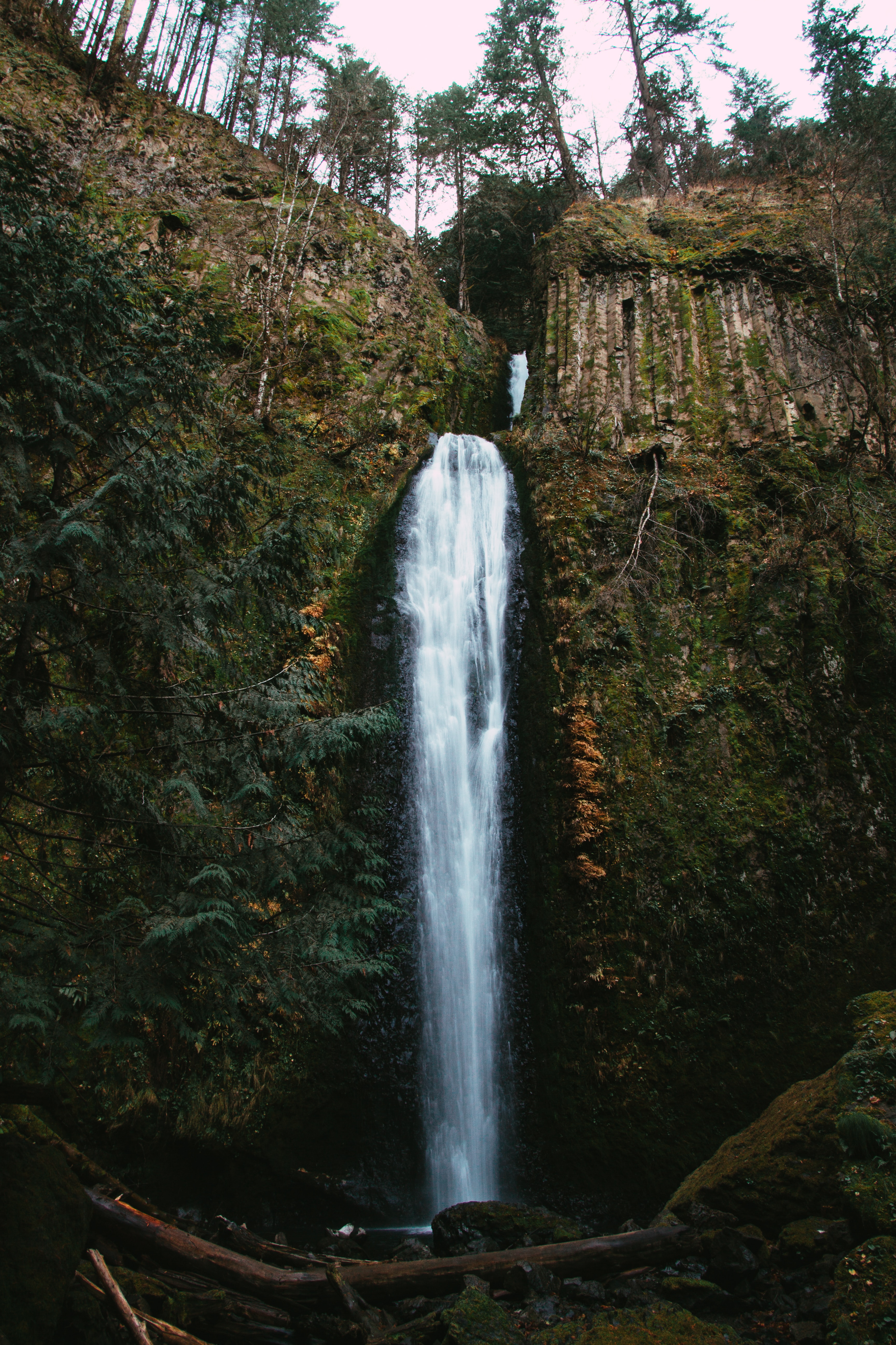 nature, water, waterfall, precipice, break, flow, stream