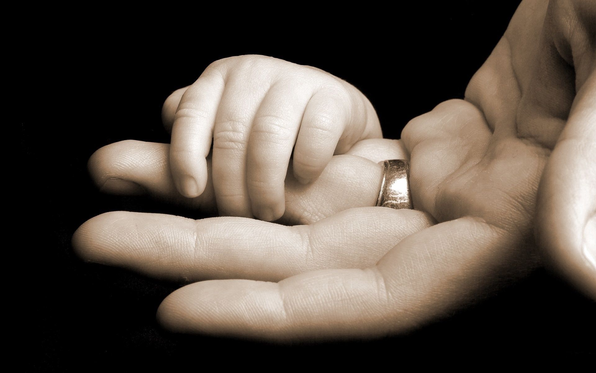 hands, love, ring, family, fingers, child, connection, communication, relatives wallpapers for tablet