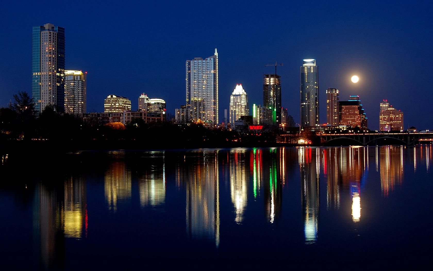 Descarga gratuita de fondo de pantalla para móvil de Ciudades, Austin, Rascacielos, Noche, Texas.