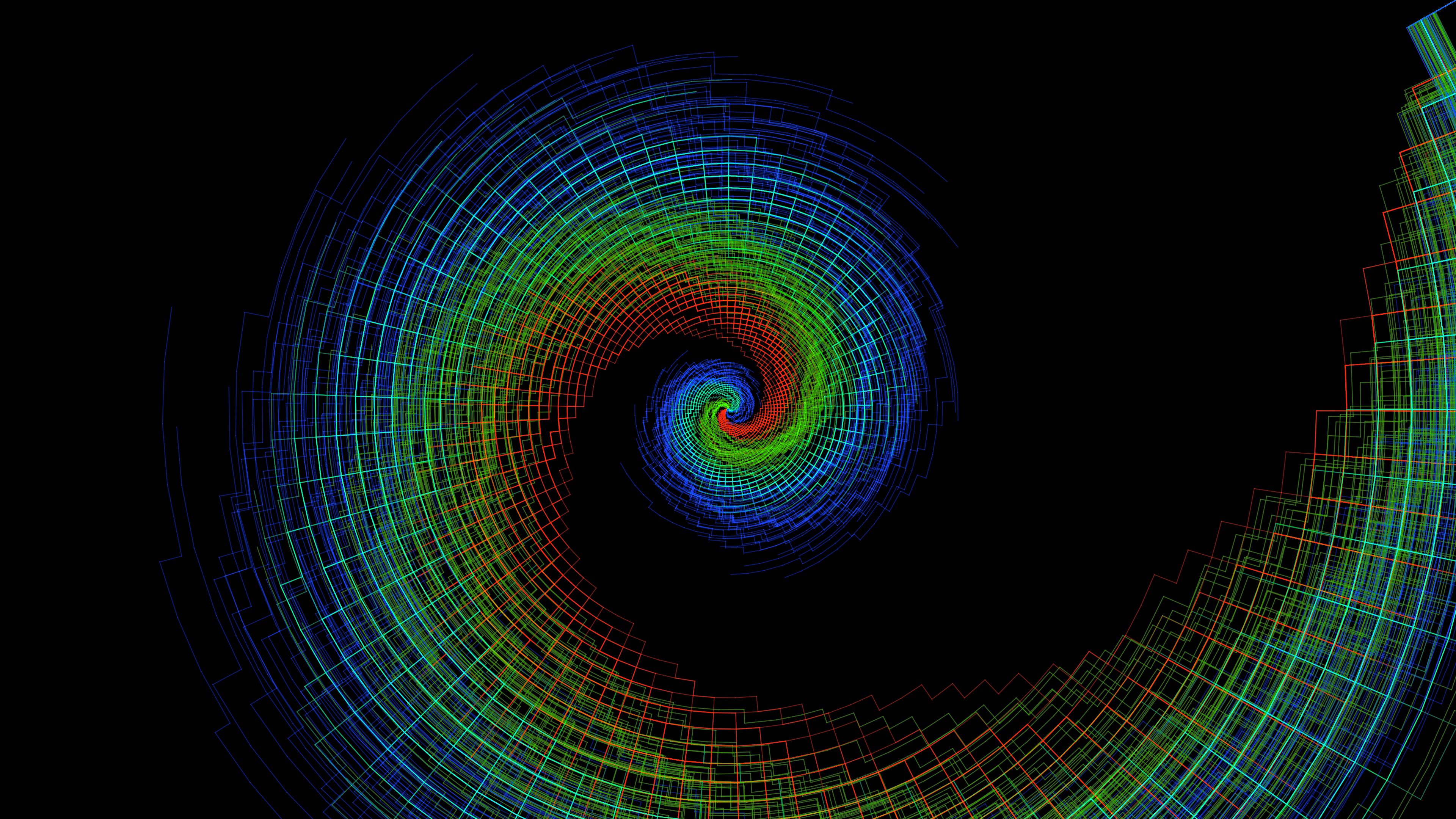 Cool Backgrounds motley, multicolored, spiral, swirling Funnel