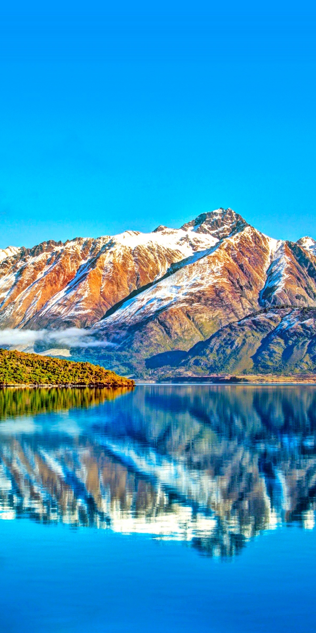 earth, lake wānaka, reflection, scenic, mountain, lake, lakes 4K