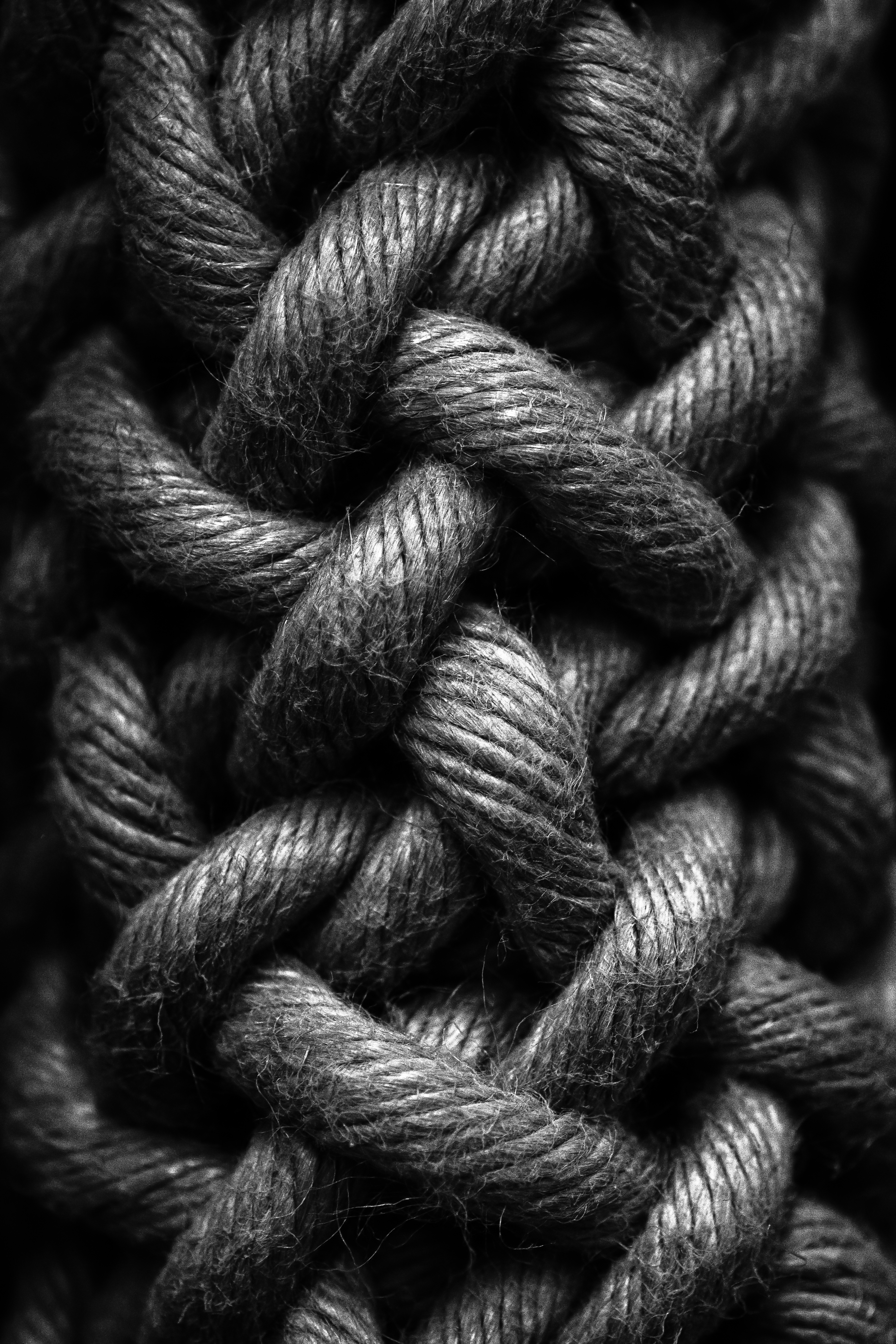 iPhone Wallpapers texture, rope, textures, bw Weave