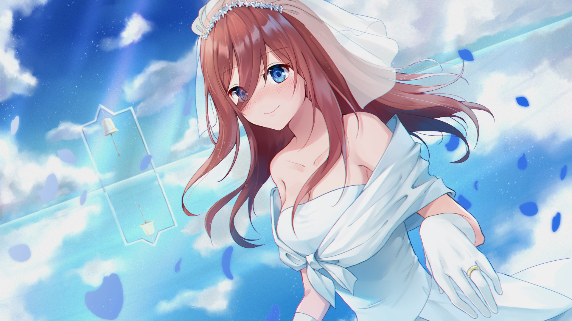 HD desktop wallpaper: Anime, Wedding Dress, The Quintessential Quintuplets, Miku  Nakano download free picture #939476