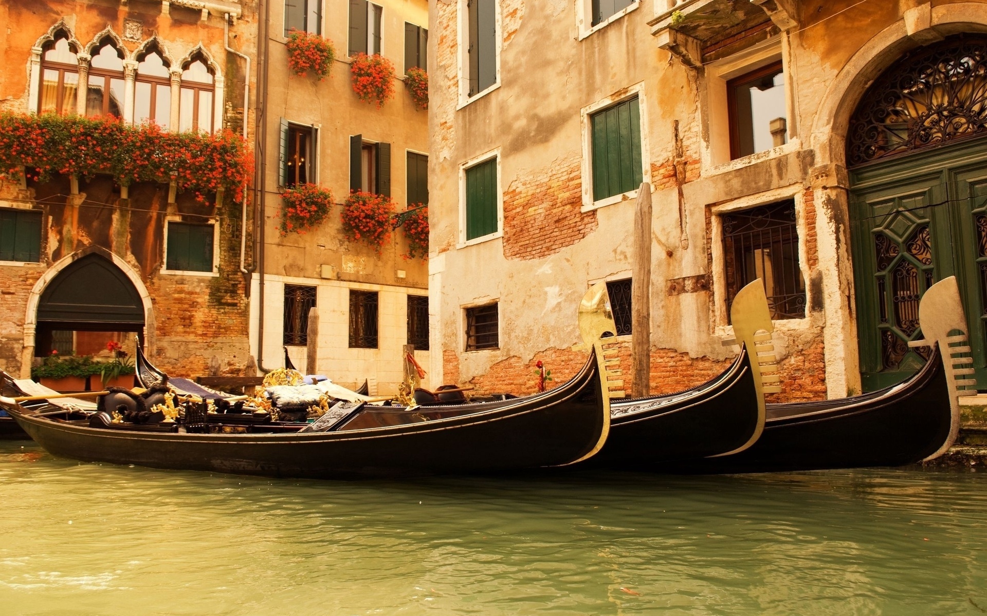 19504 免費下載壁紙 景观, 城市, 船, 威尼斯, 橙色 屏保和圖片