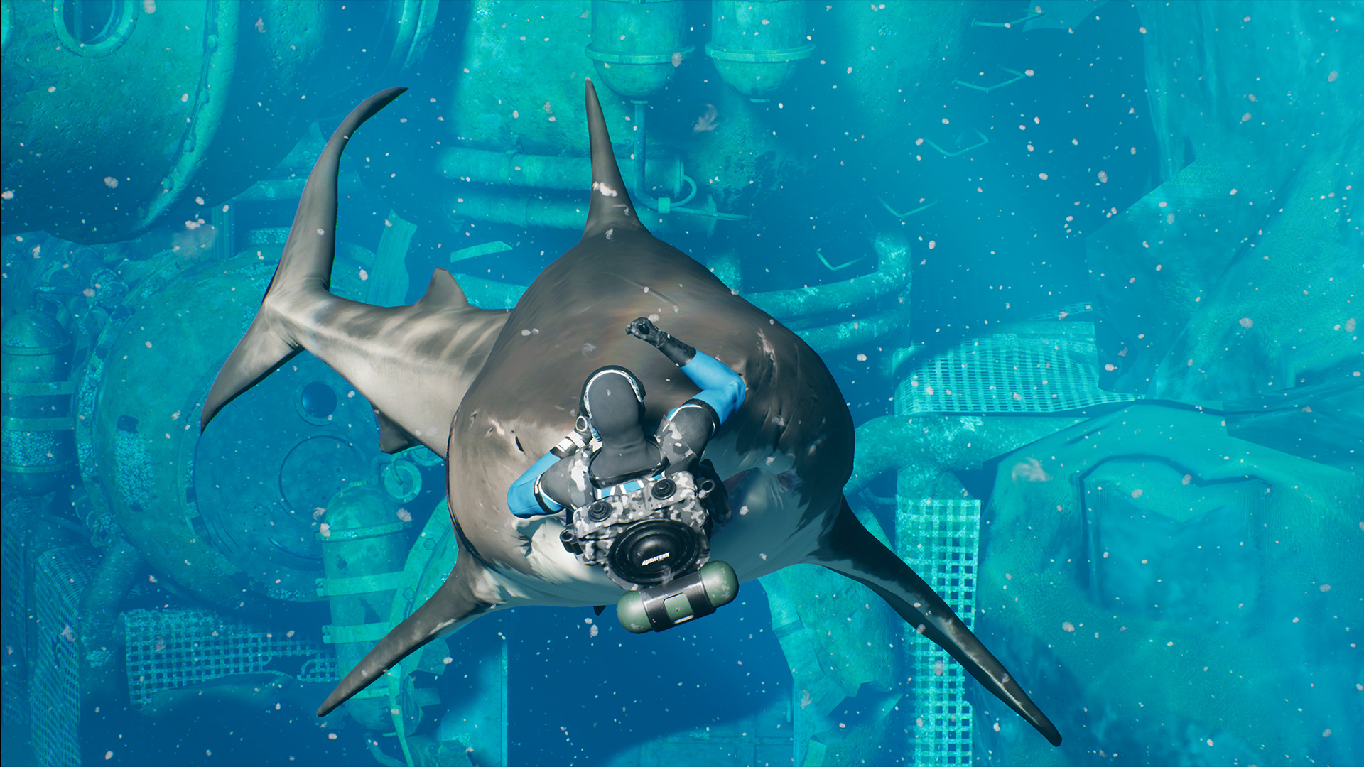 shark, video game, last tide, diver High Definition image