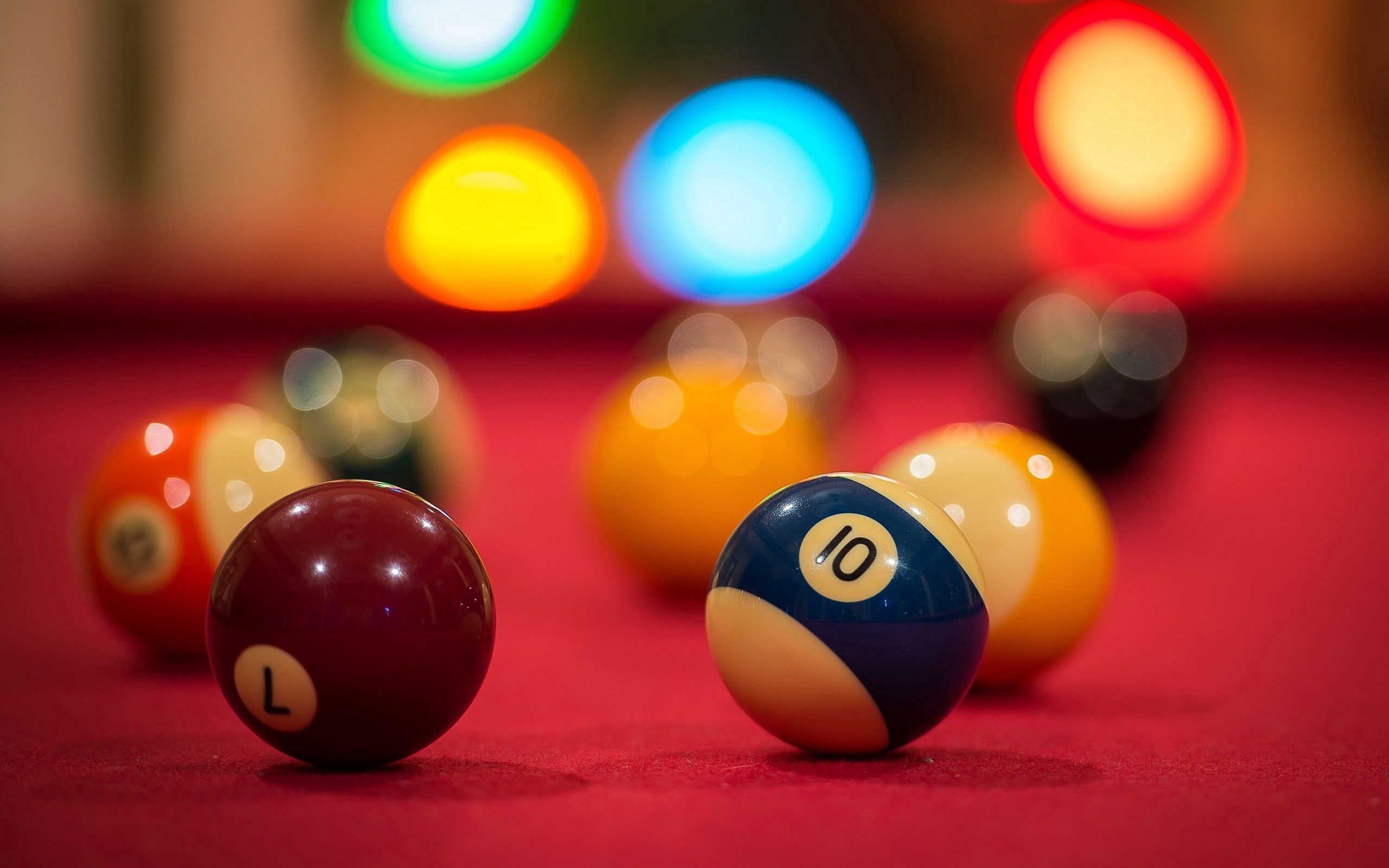 miscellaneous, billiards, miscellanea, multicolored, table, game Smartphone Background