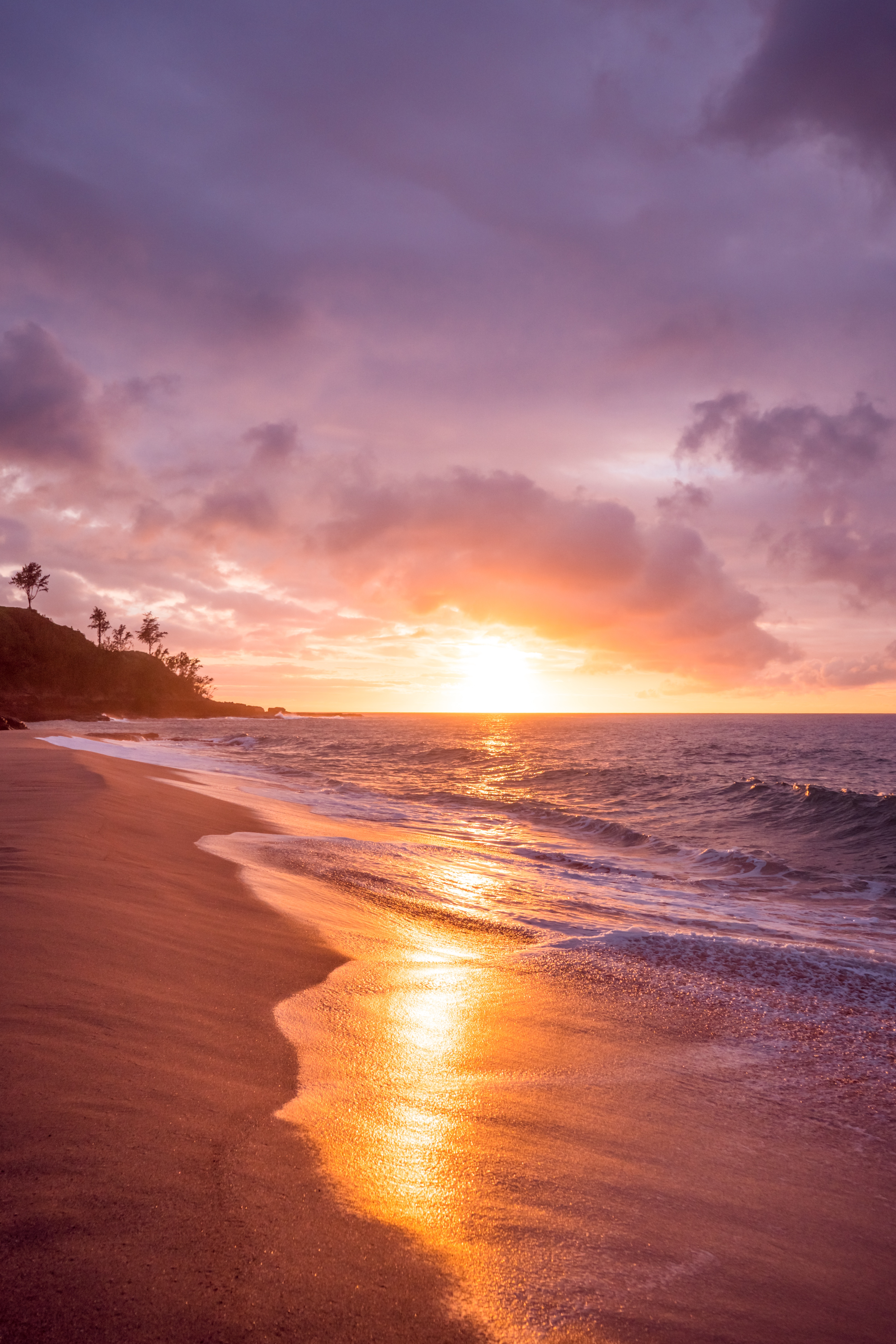 86600 Hintergrundbild herunterladen strand, natur, sunset, sea, waves, surfen - Bildschirmschoner und Bilder kostenlos