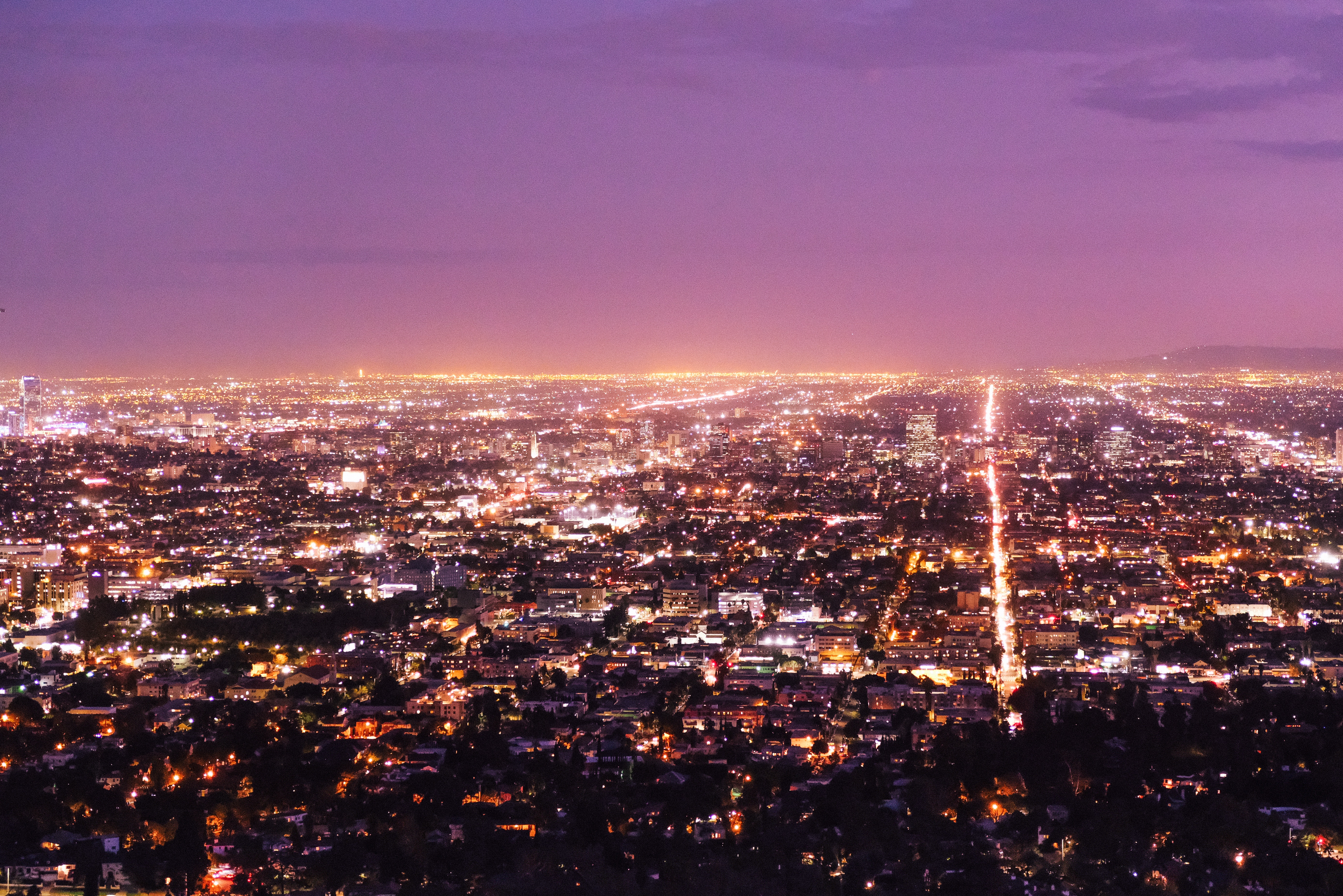 78188 Bildschirmschoner und Hintergrundbilder Los Angeles auf Ihrem Telefon. Laden Sie städte, usa, nächtliche stadt, night city, panorama, los angeles Bilder kostenlos herunter