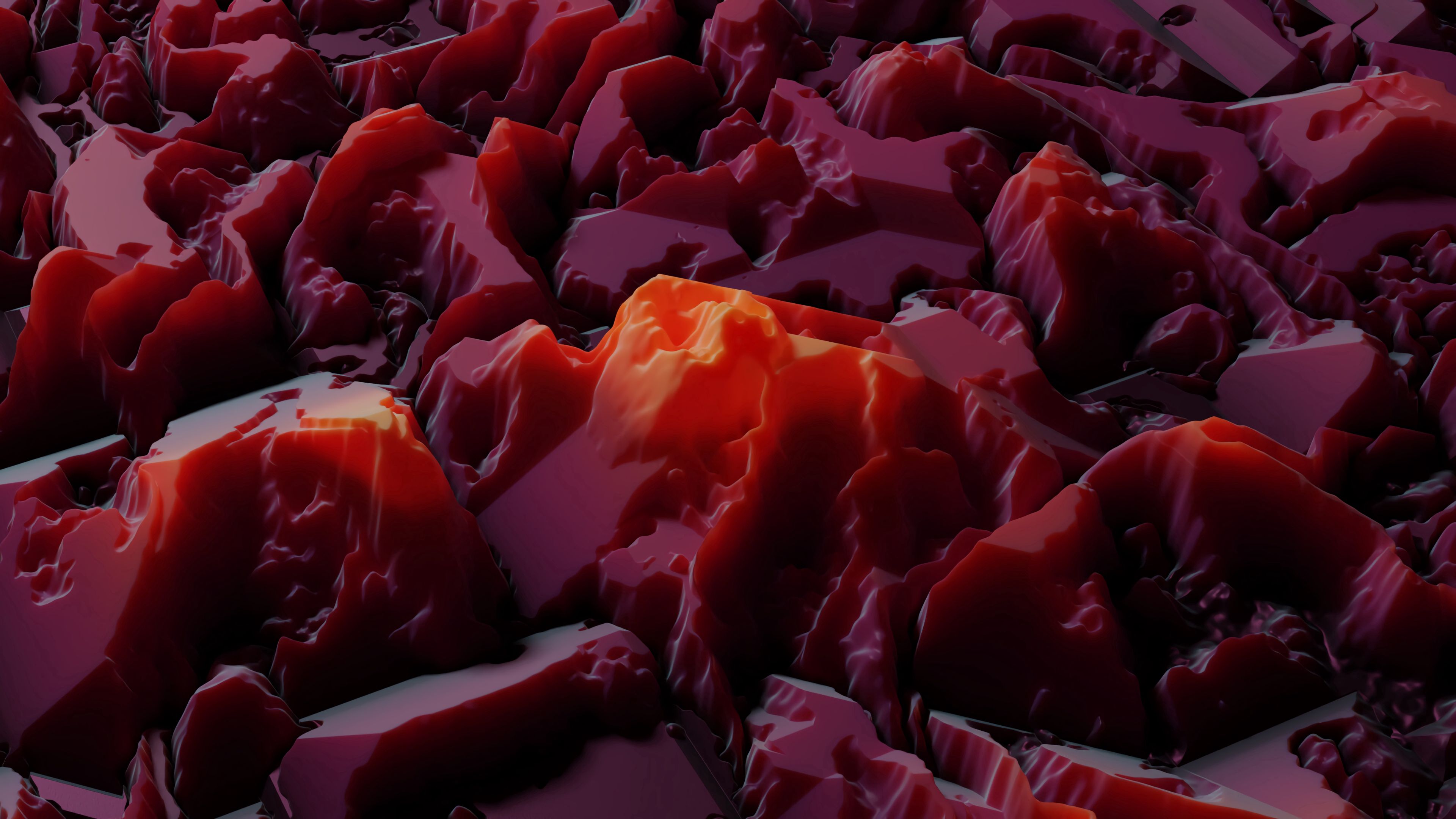 3d, crystal, red, texture, crystalline