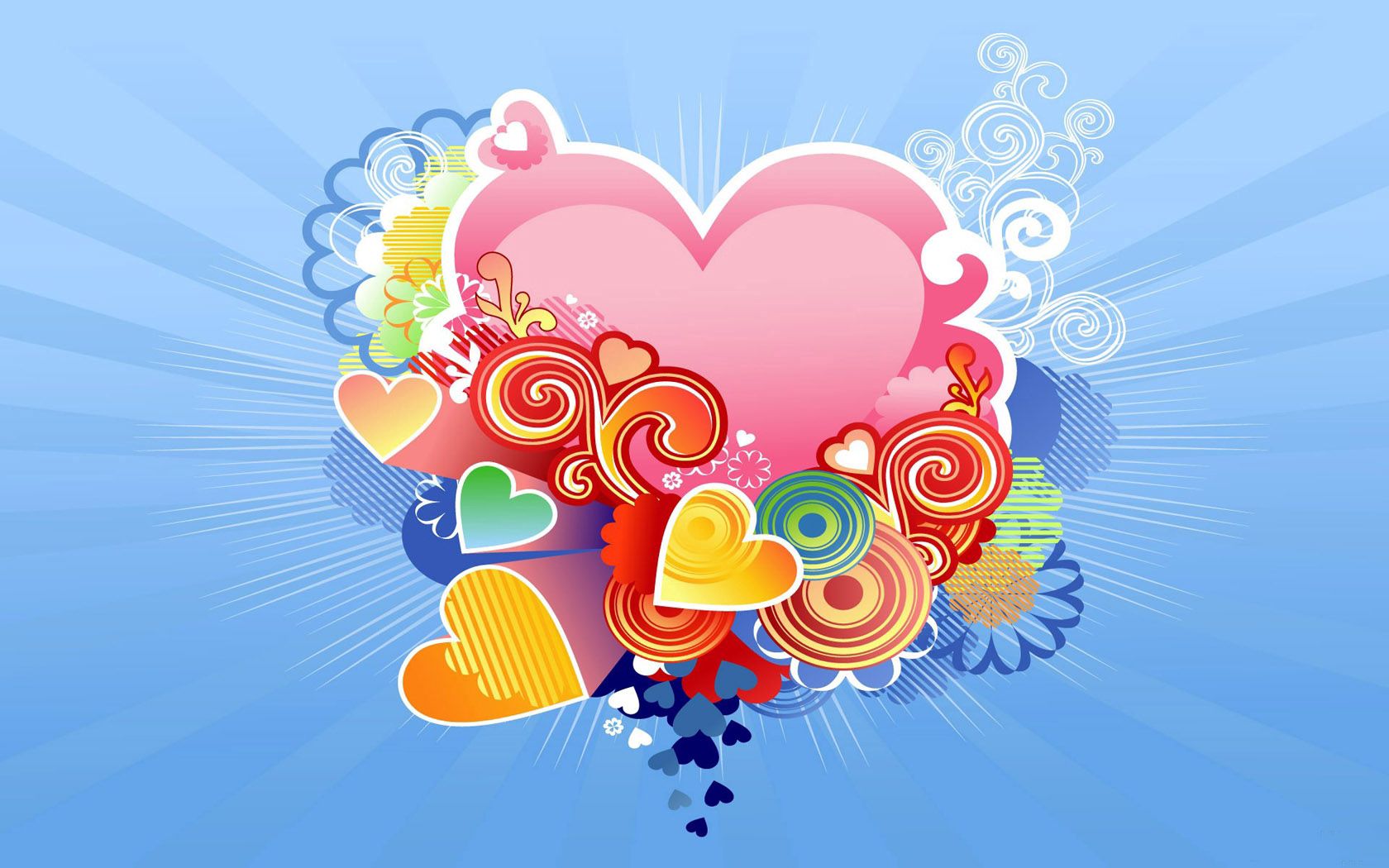 Laden Sie das Herzen, Liebe, Hell, Mehrfarbig, Motley-Bild kostenlos auf Ihren PC-Desktop herunter