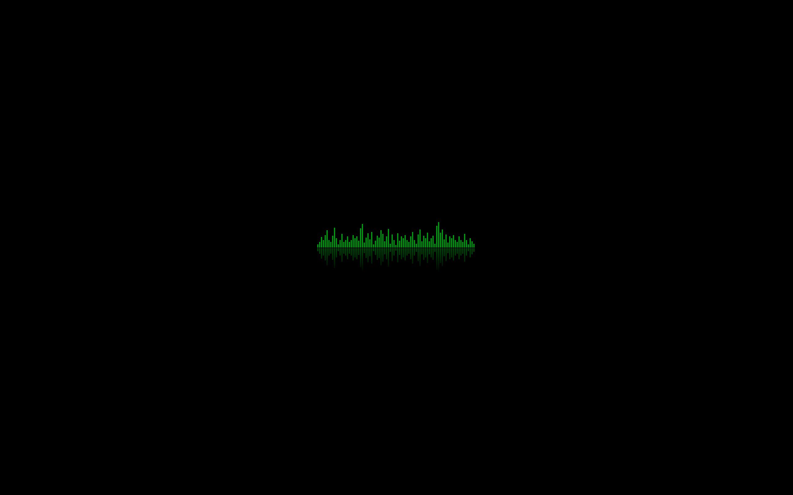 Widescreen image green, lines, equalizer, background