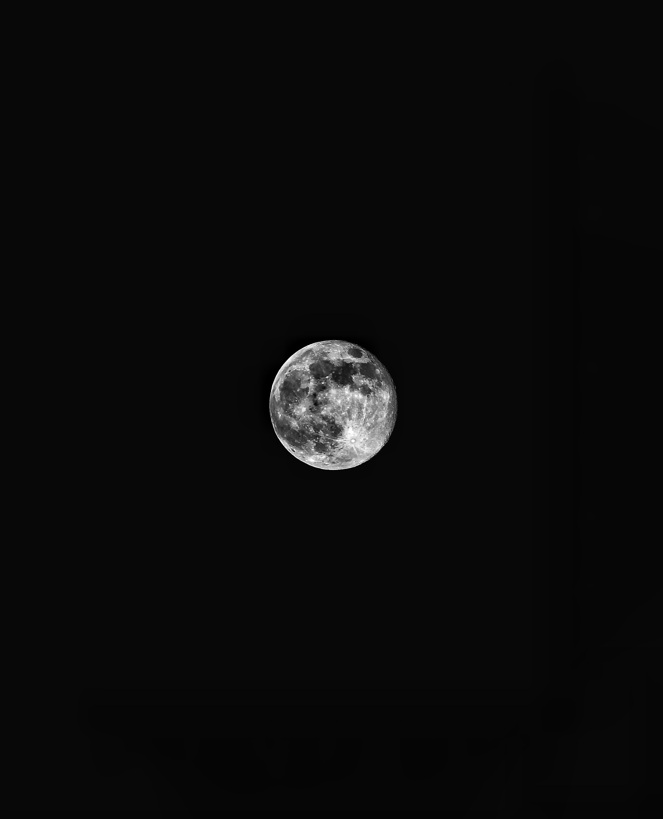 119294 descargar fondo de pantalla negro, cielo, noche, luna, el negro: protectores de pantalla e imágenes gratis