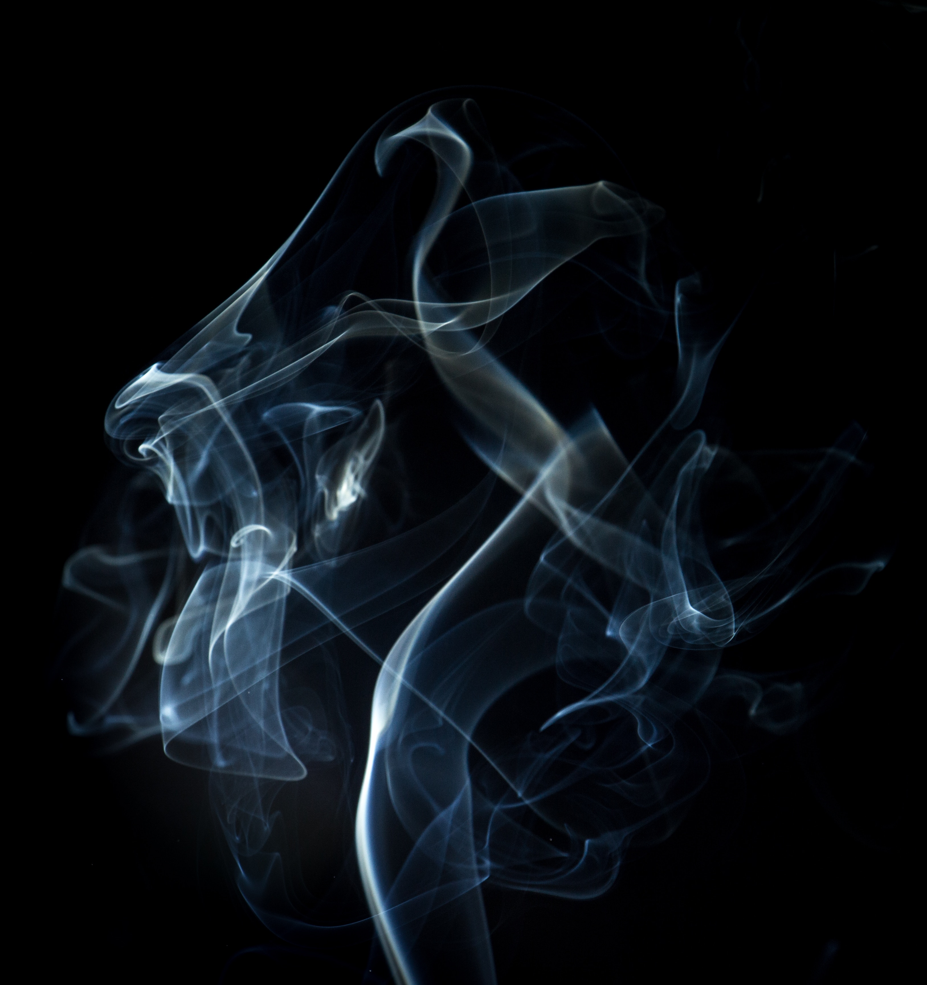 119312 download wallpaper lines, abstract, smoke, dark background, shroud screensavers and pictures for free