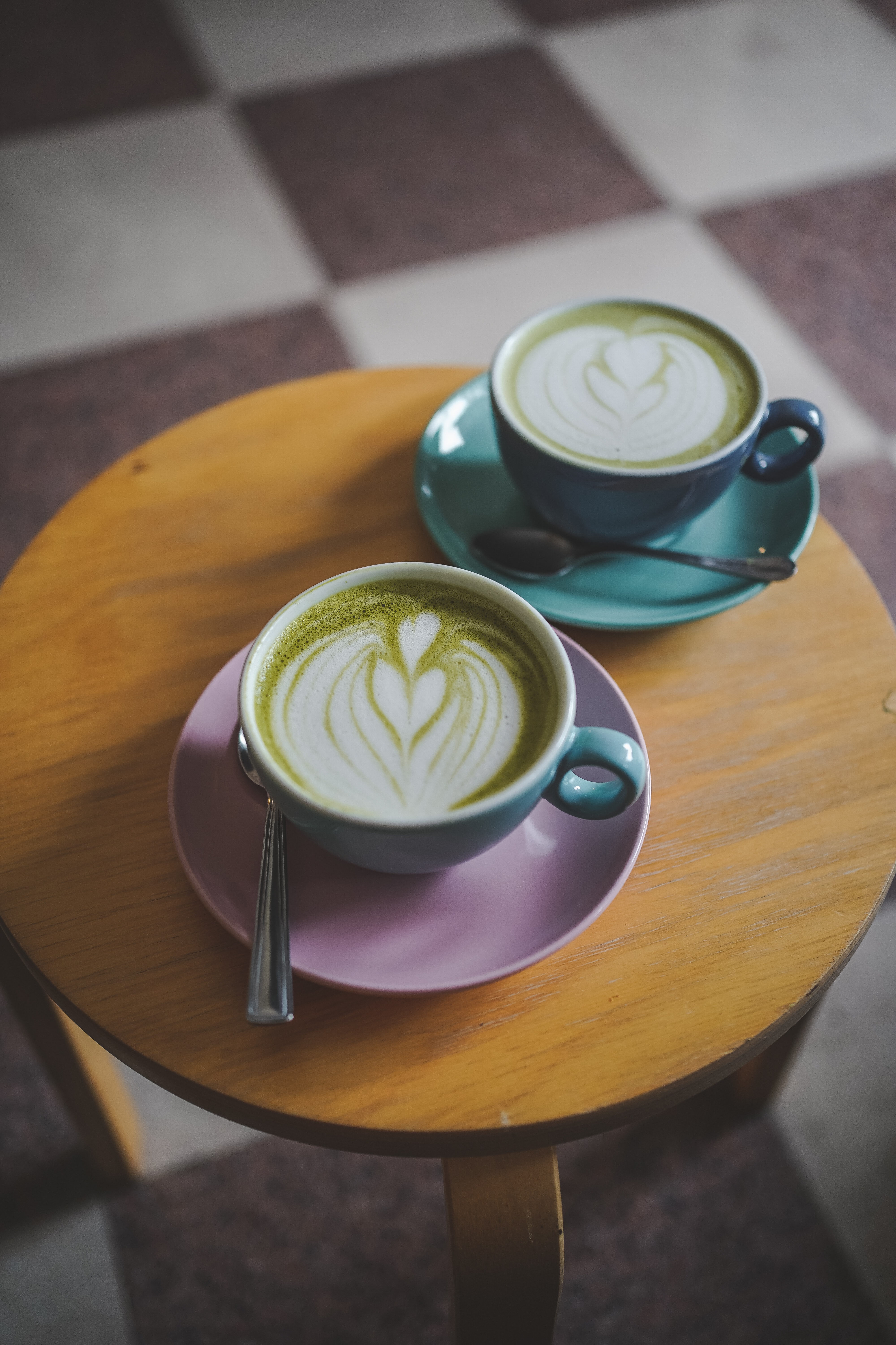drink, matcha, café, cup Square Wallpapers